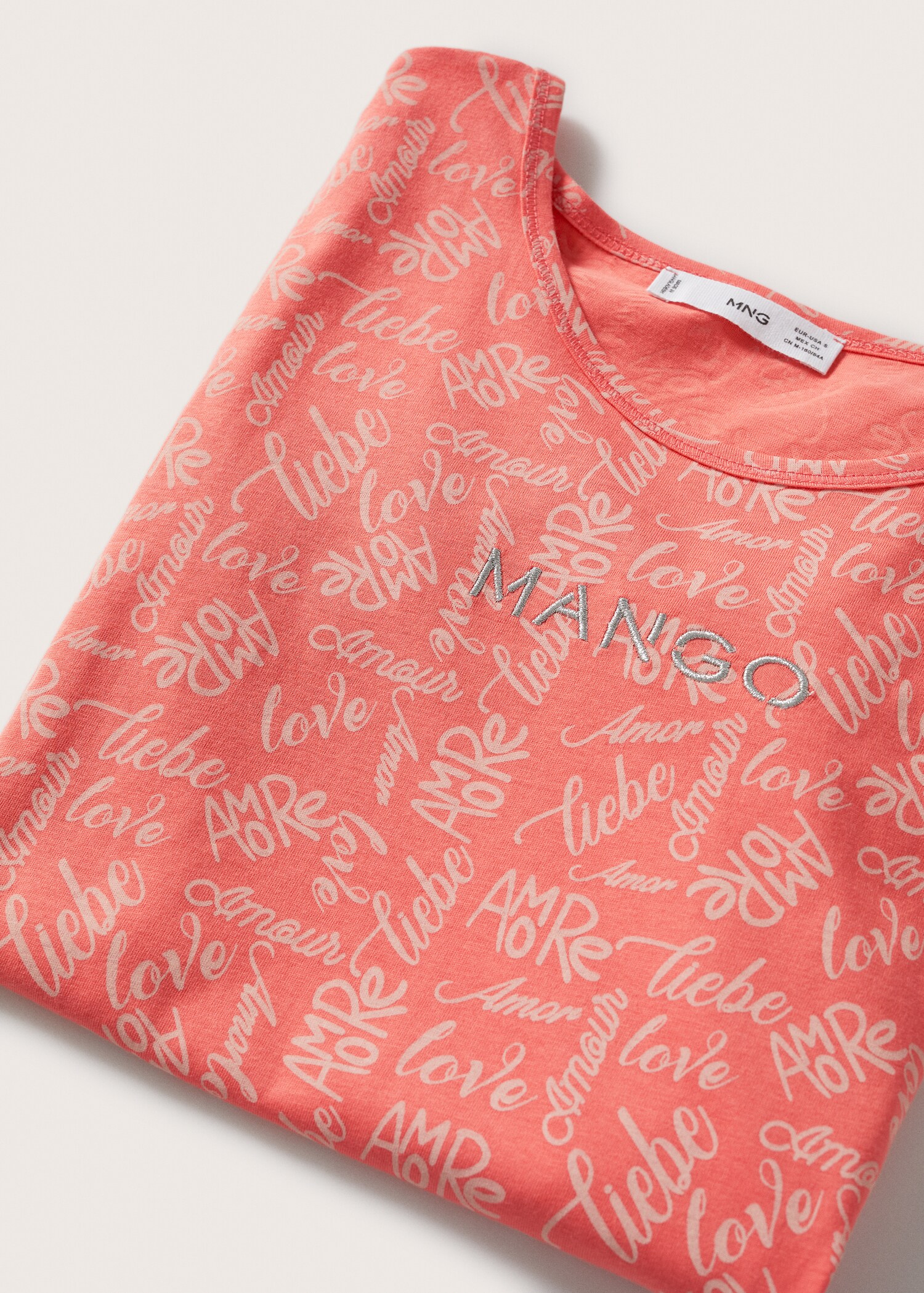 Embroidered logo print t-shirt - Details of the article 8