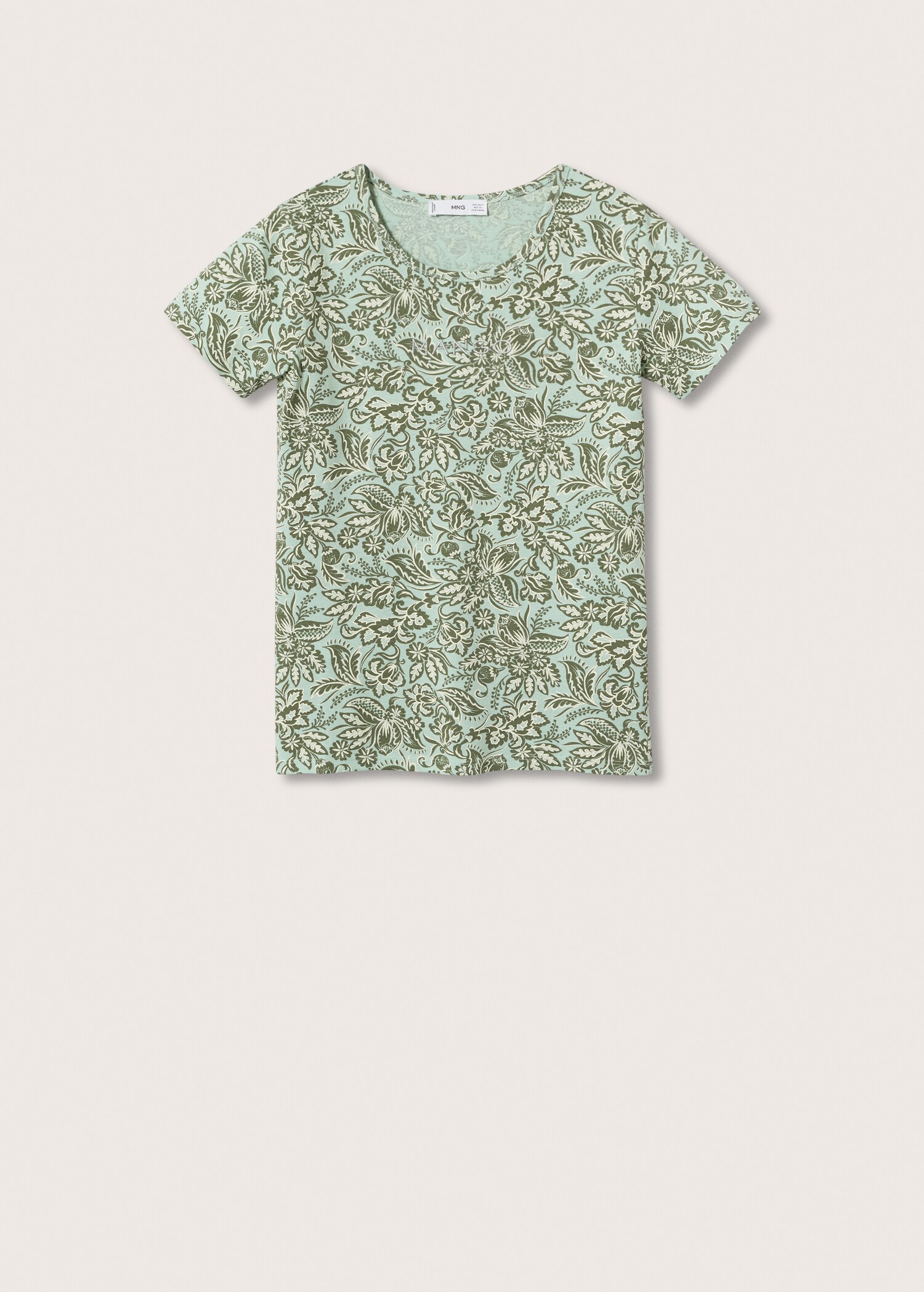 Embroidered logo print t-shirt - Article without model