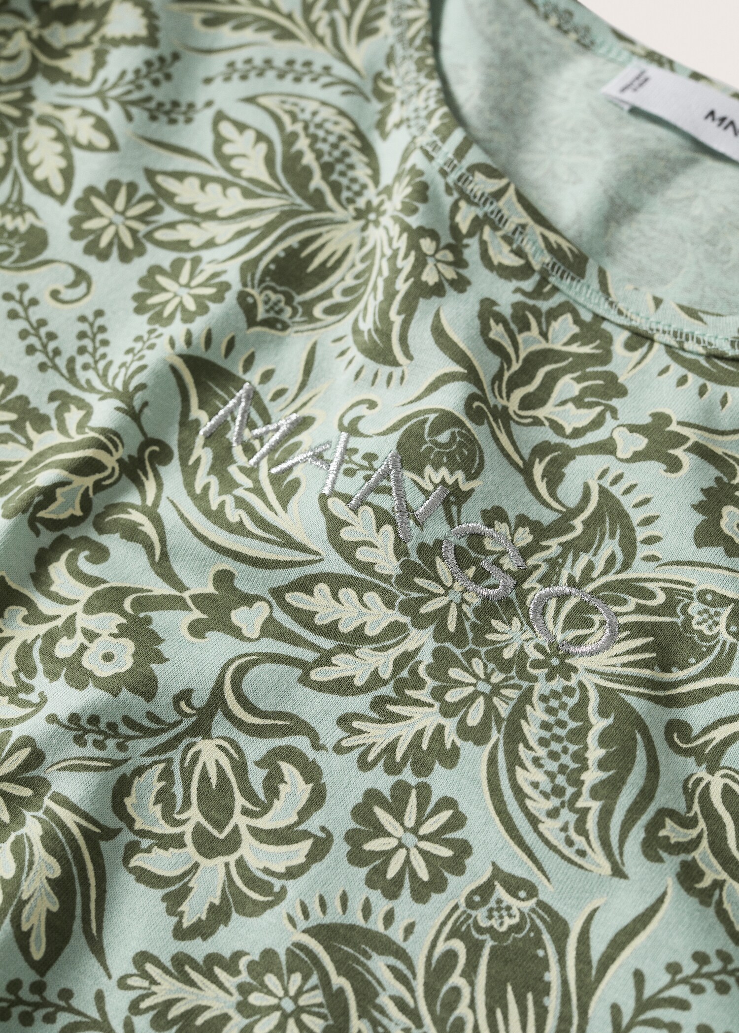 Embroidered logo print t-shirt - Details of the article 8