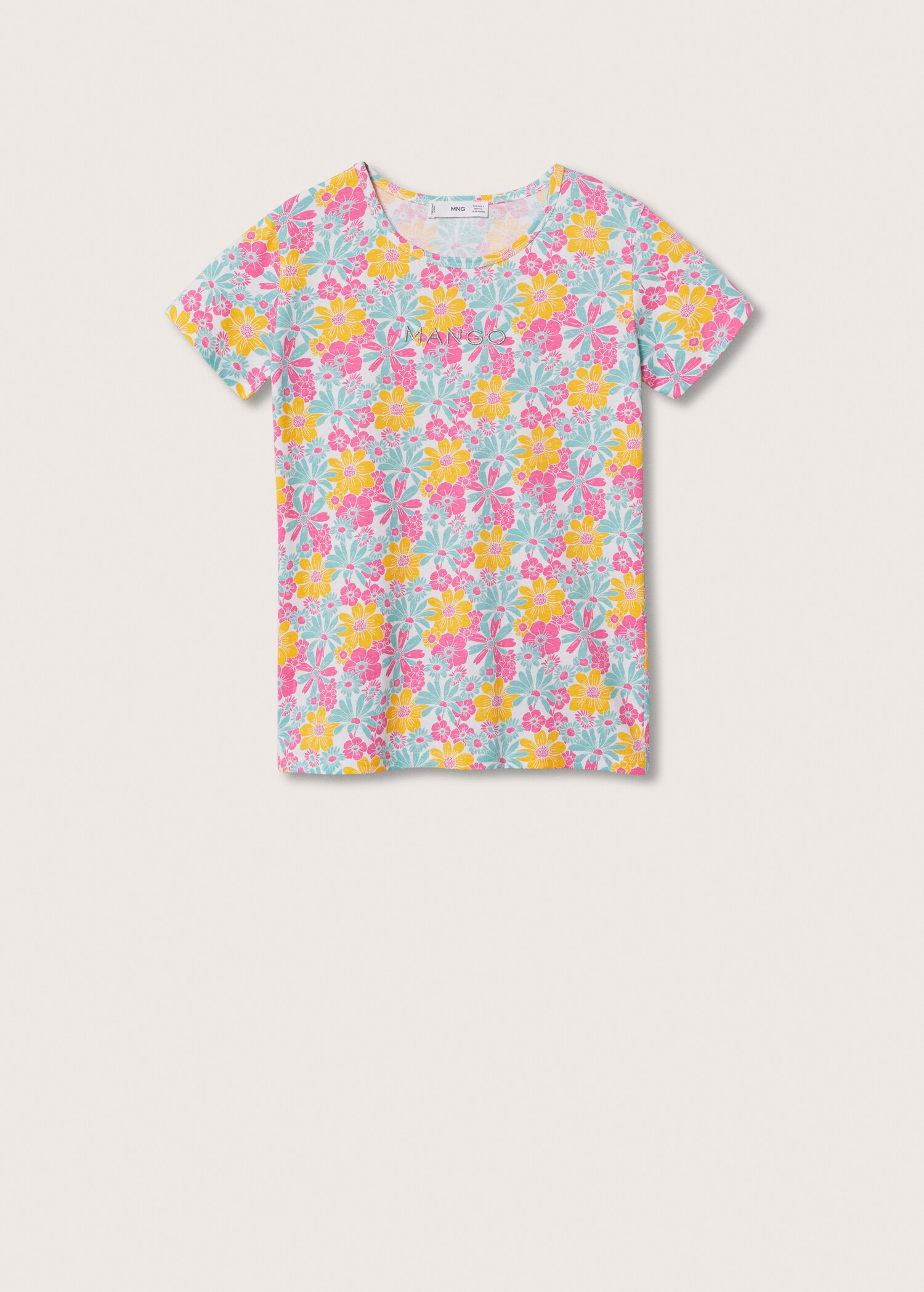 Embroidered logo print t-shirt - Article without model