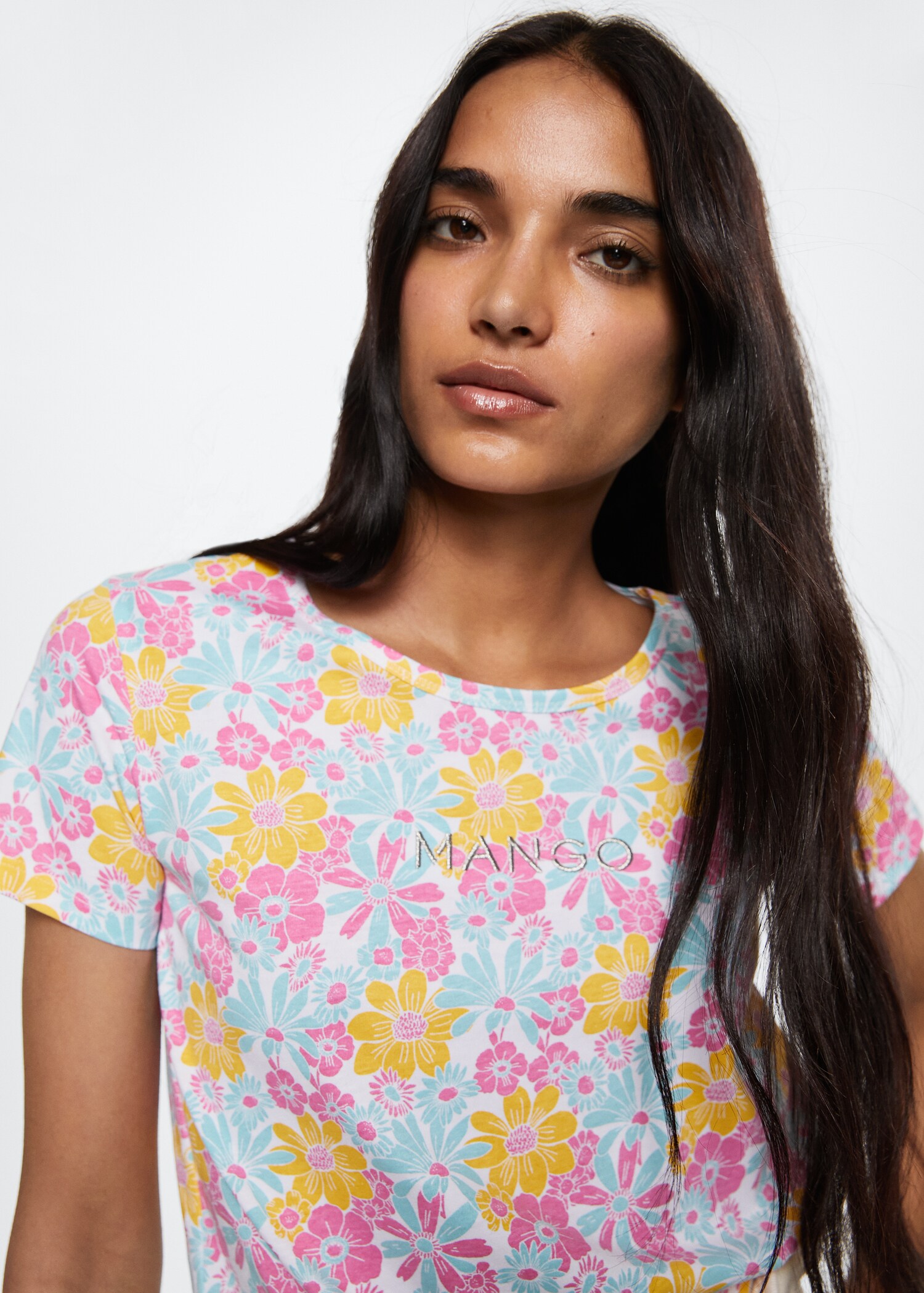 Embroidered logo print t-shirt - Details of the article 1