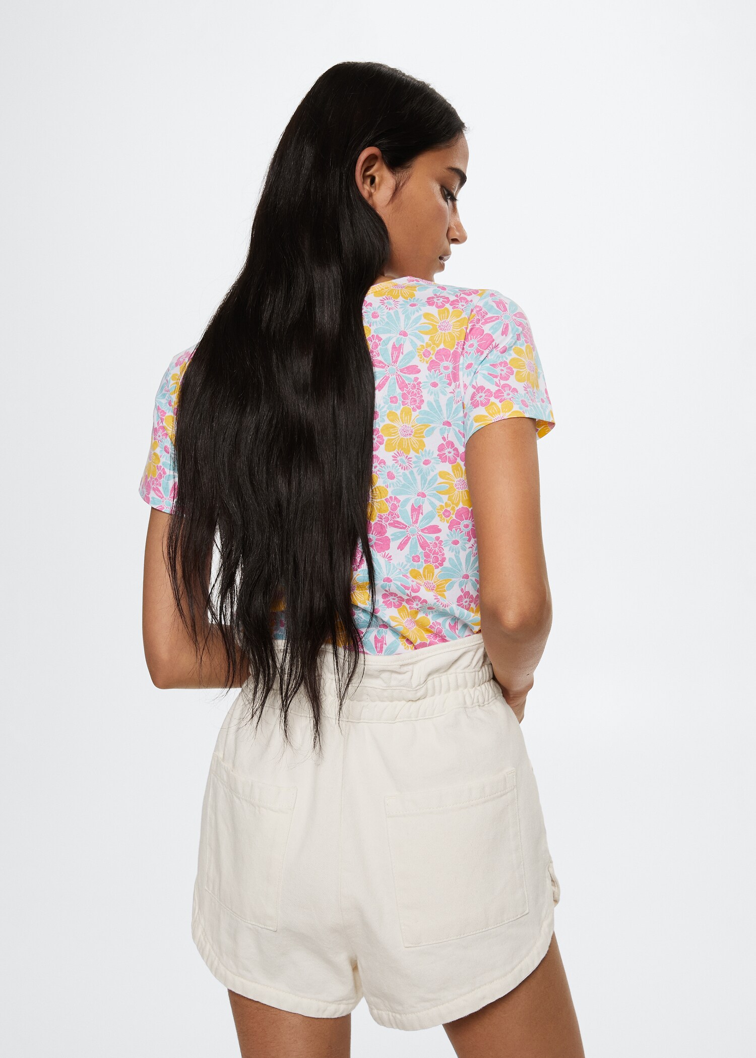 Embroidered logo print t-shirt - Reverse of the article