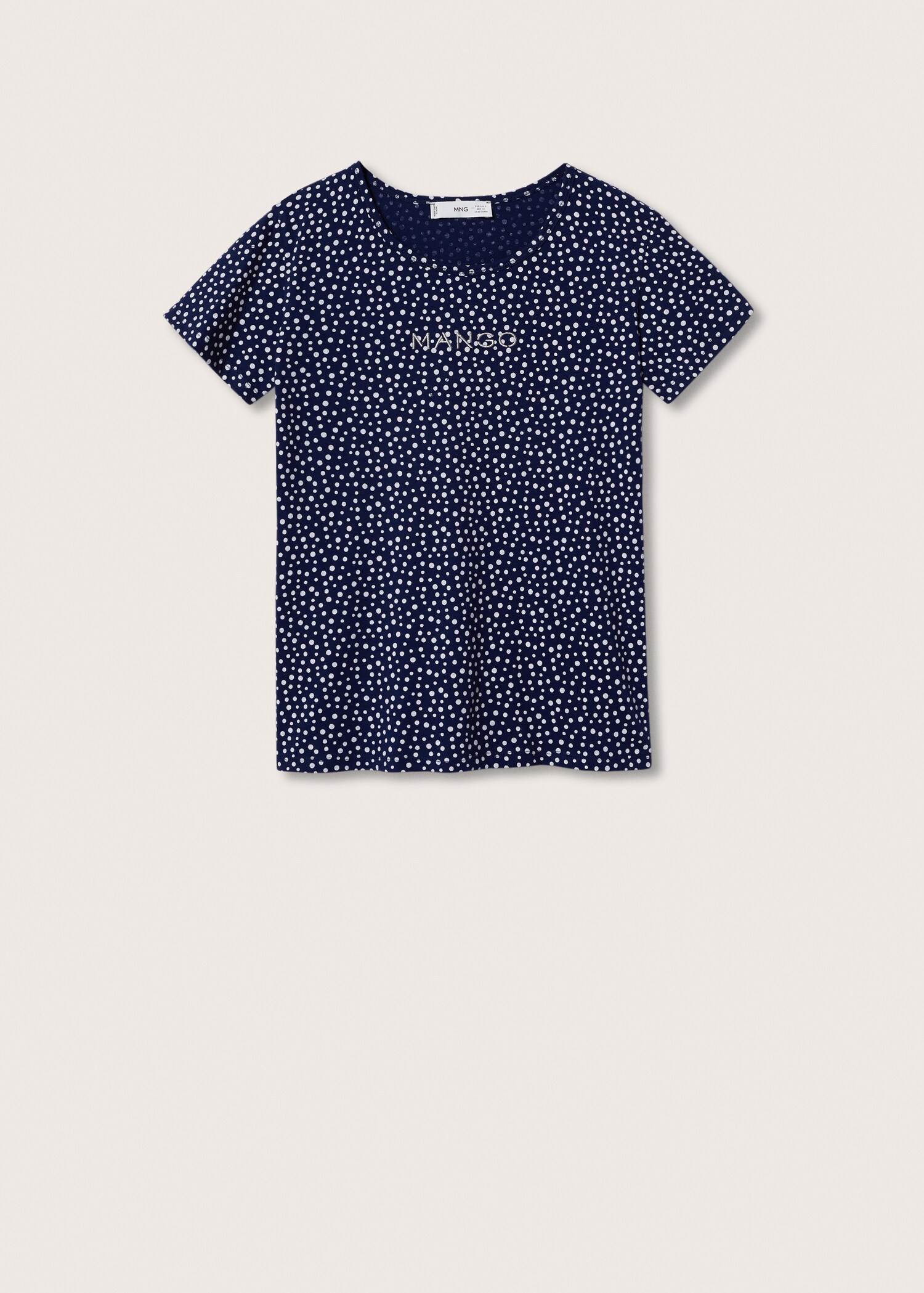 Embroidered logo print t-shirt - Article without model
