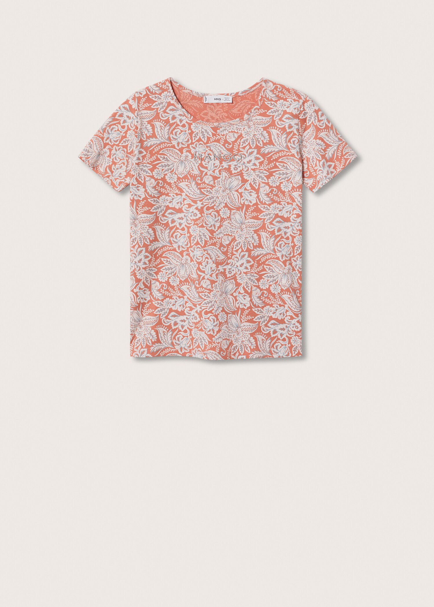 Embroidered logo print t-shirt - Article without model