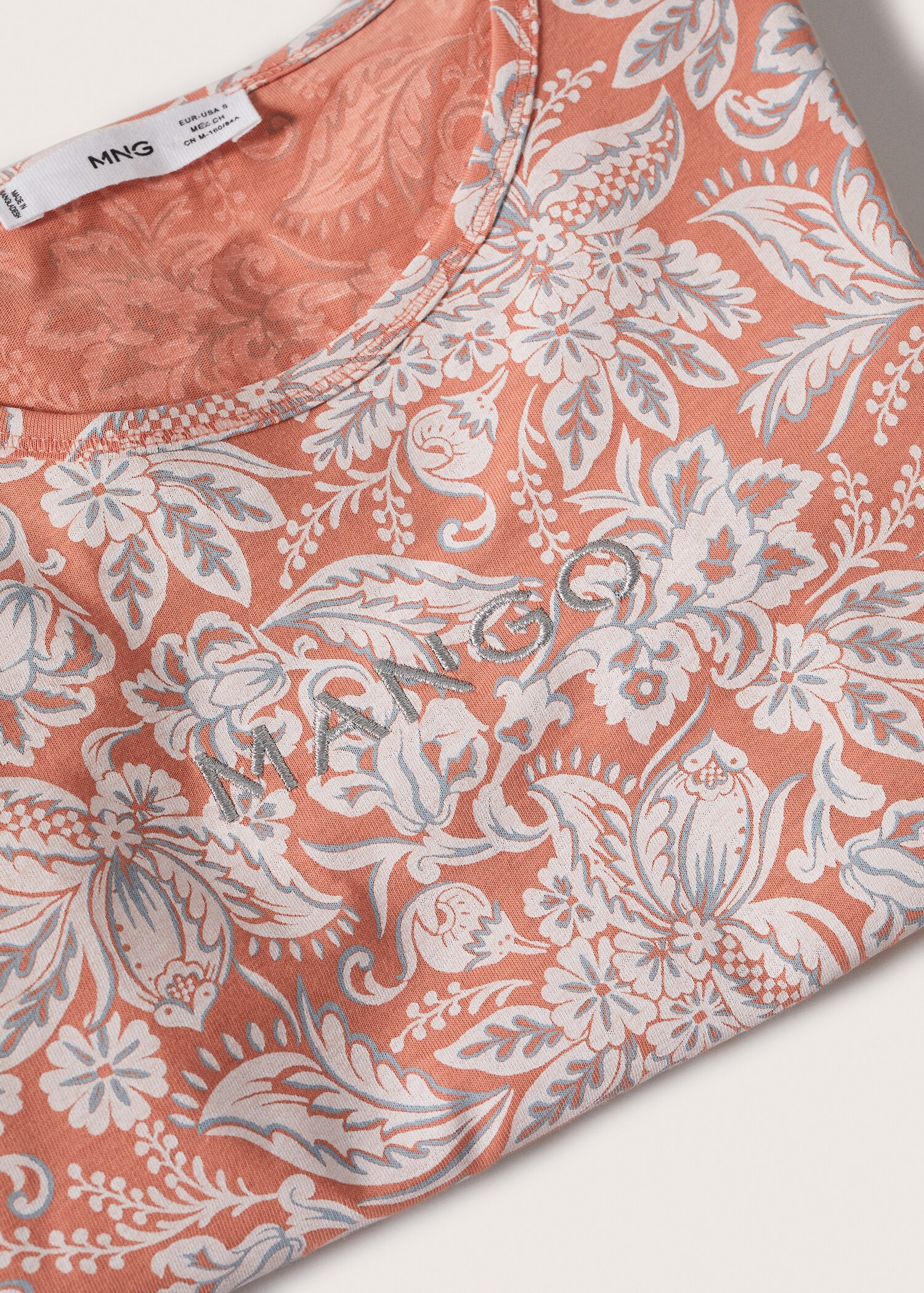 Embroidered logo print t-shirt - Details of the article 8