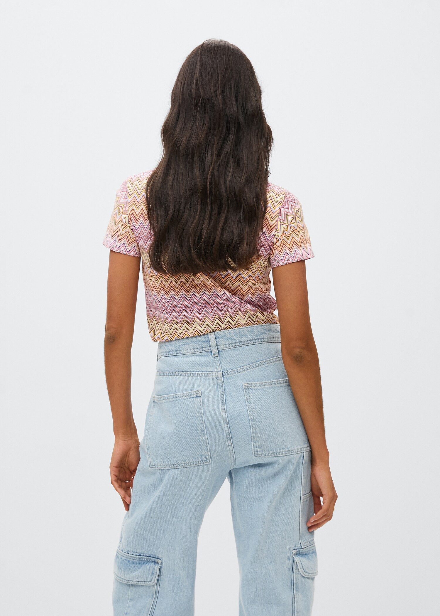 Embroidered logo print t-shirt - Reverse of the article