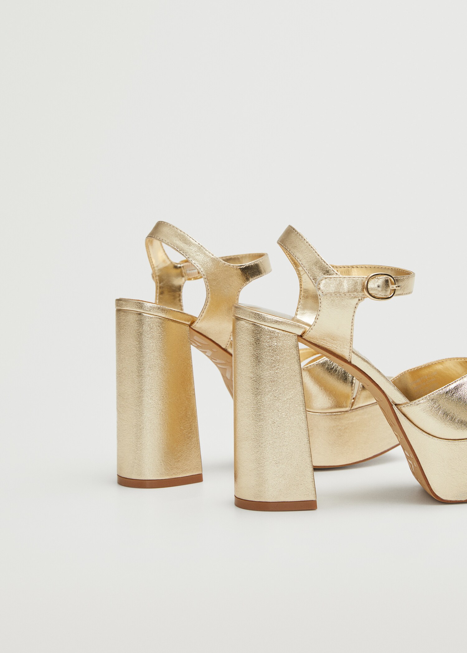 Metallic platform sandal - Details of the article 2