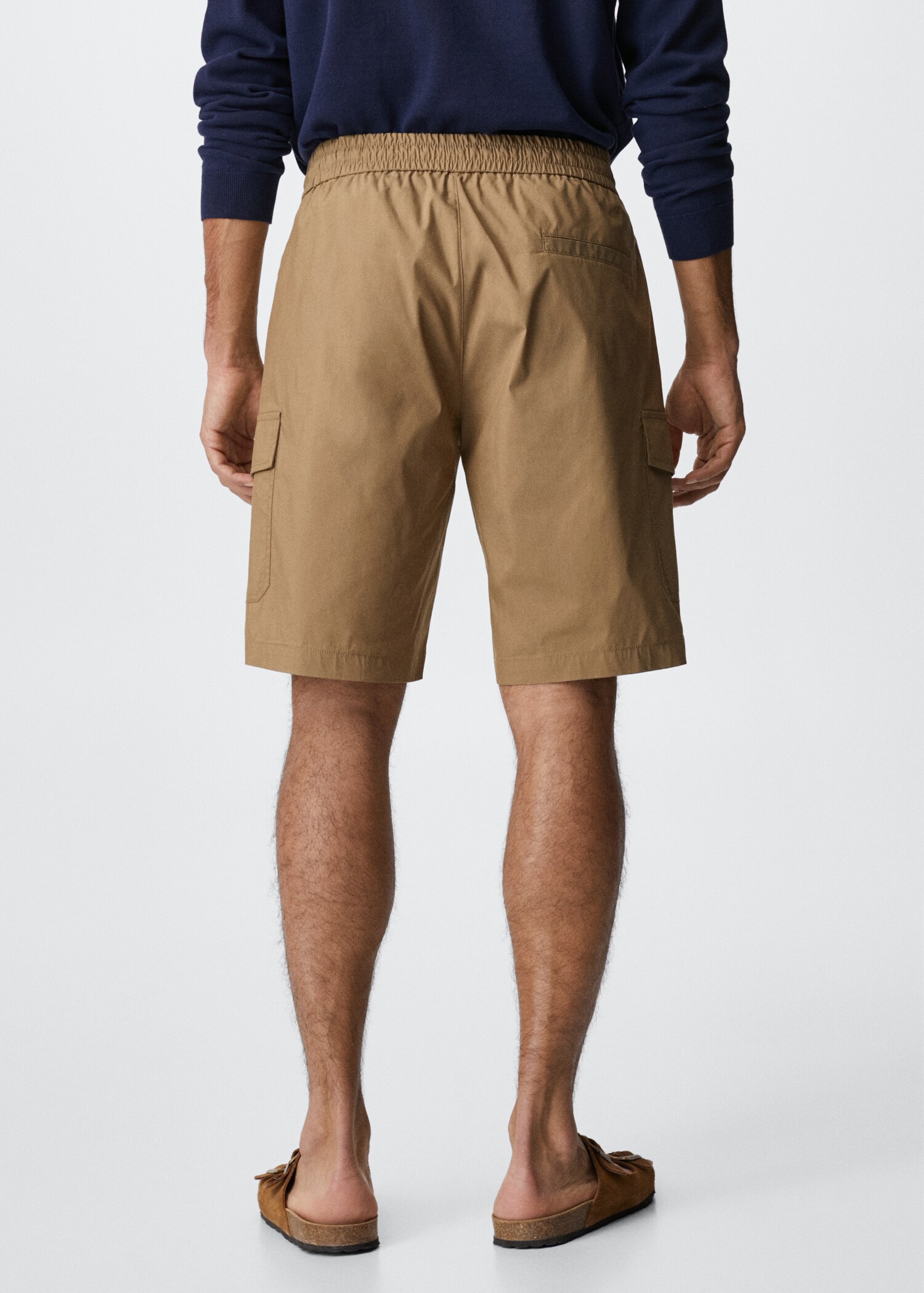 Cargo-Bermudashorts mit Kordelzug - Rückseite des Artikels