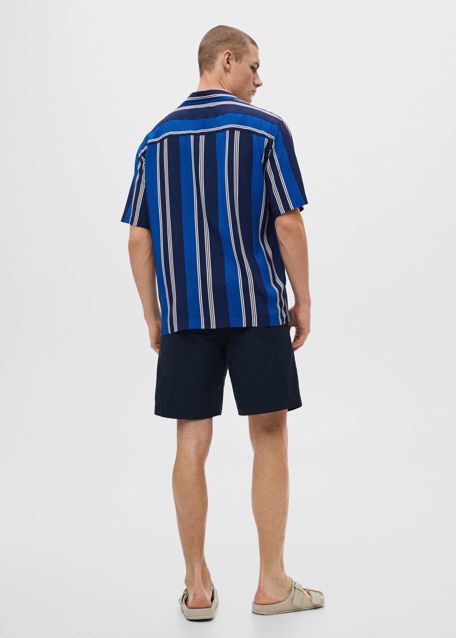 Camisa fluida rayas - Reverso del artículo