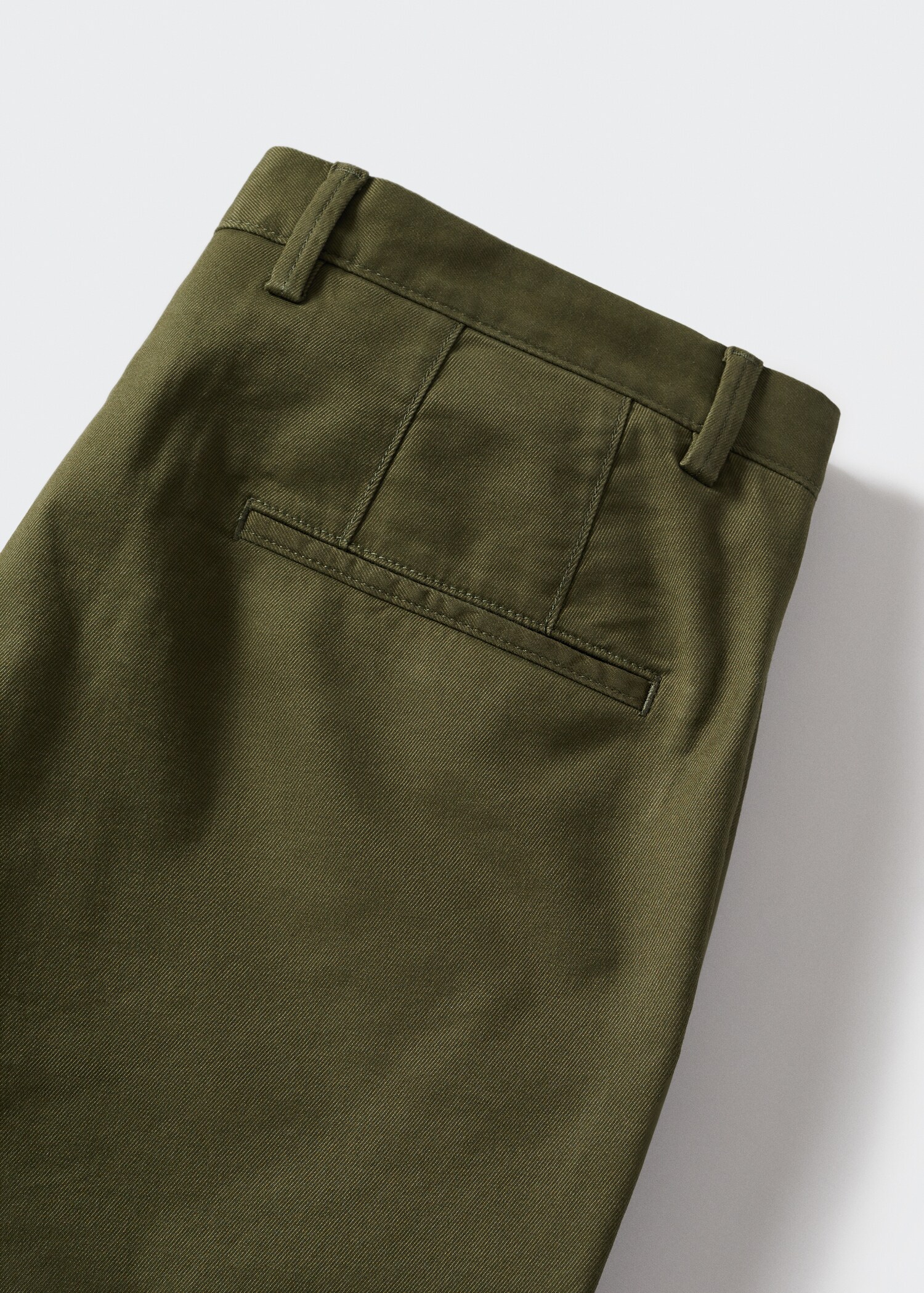Slim fit serge chino trousers - Детальніше про товар 8