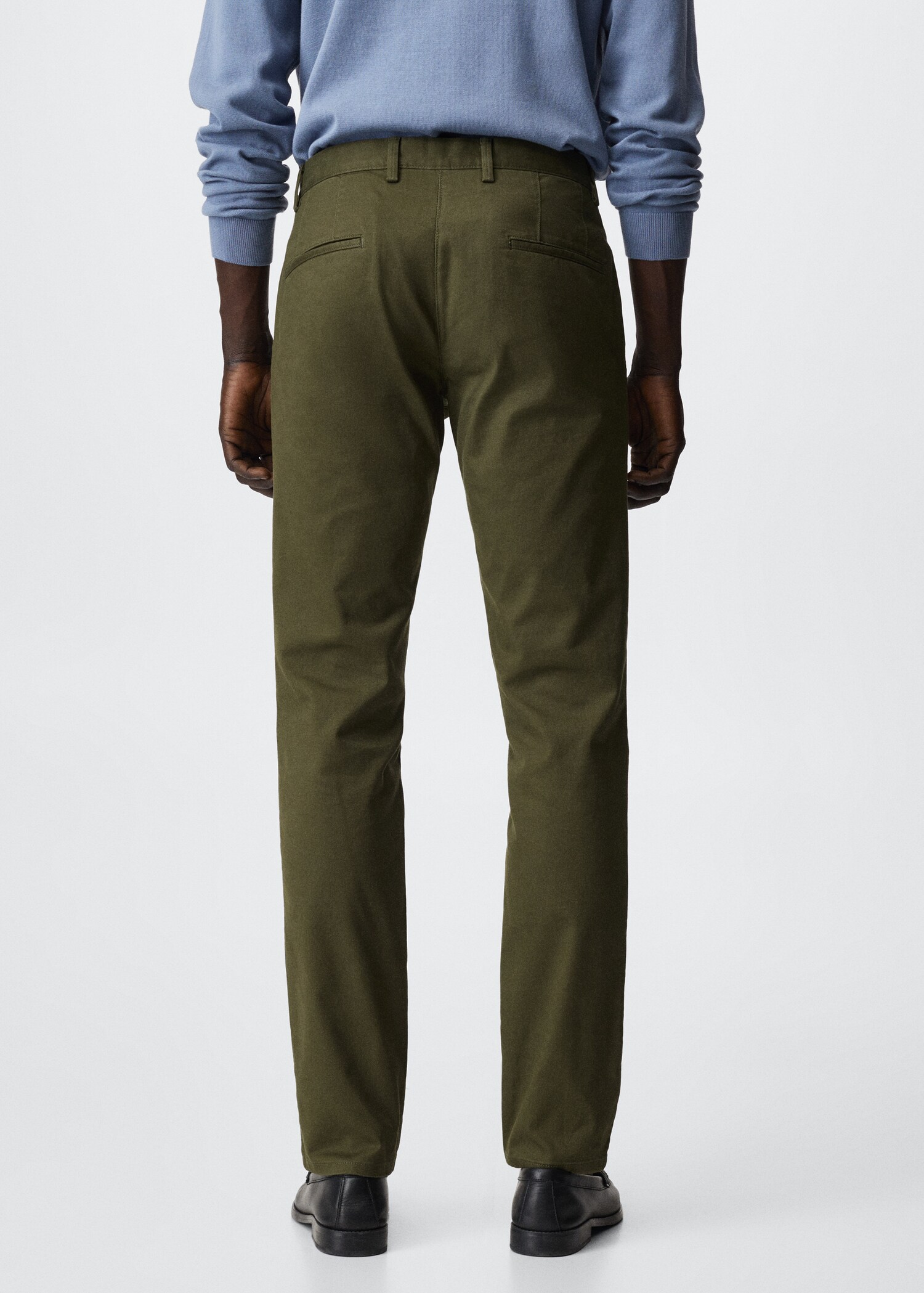 Pantalon chino slim fit serge - Verso de l’article