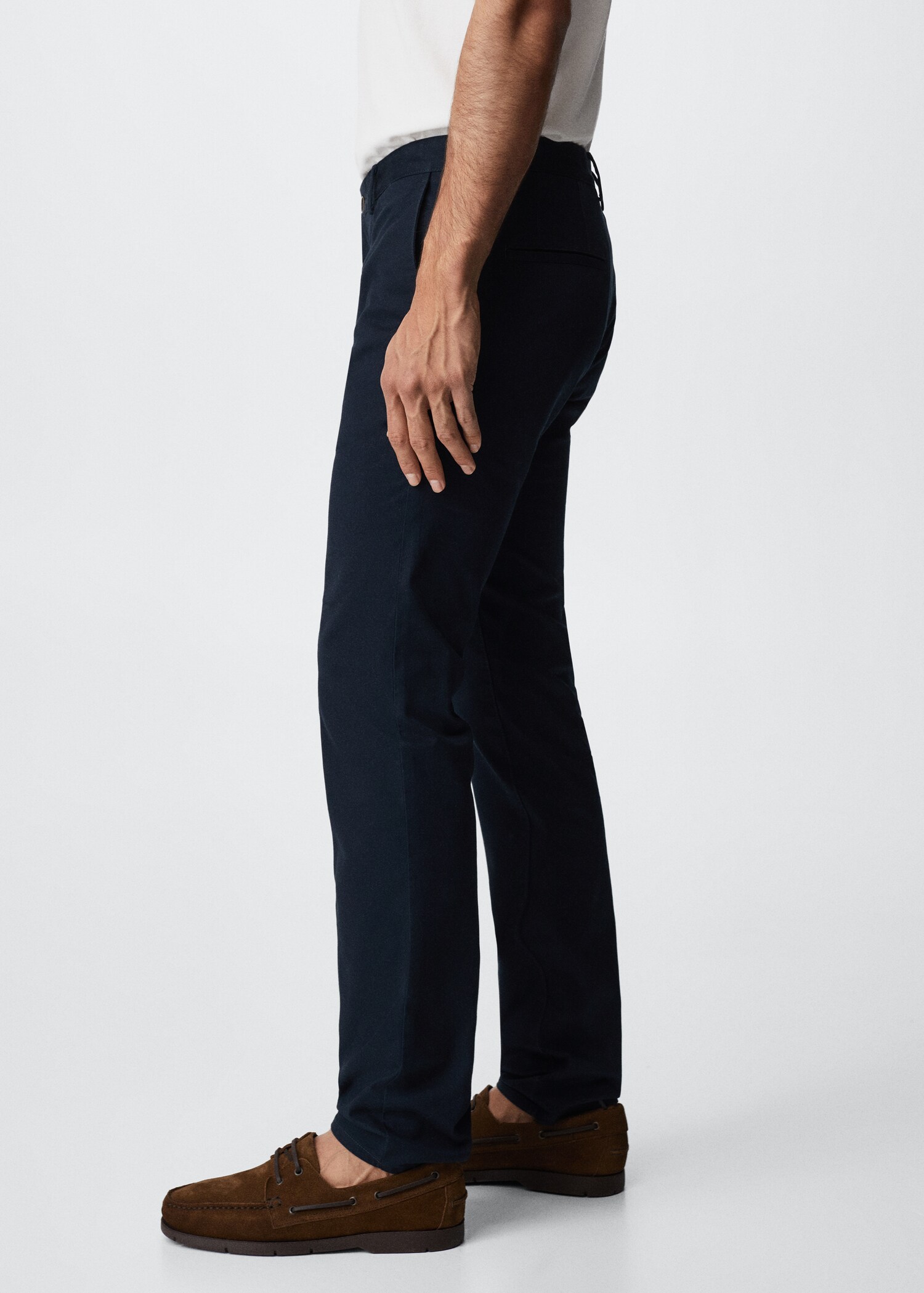 Slim fit serge chino trousers - Детальніше про товар 2