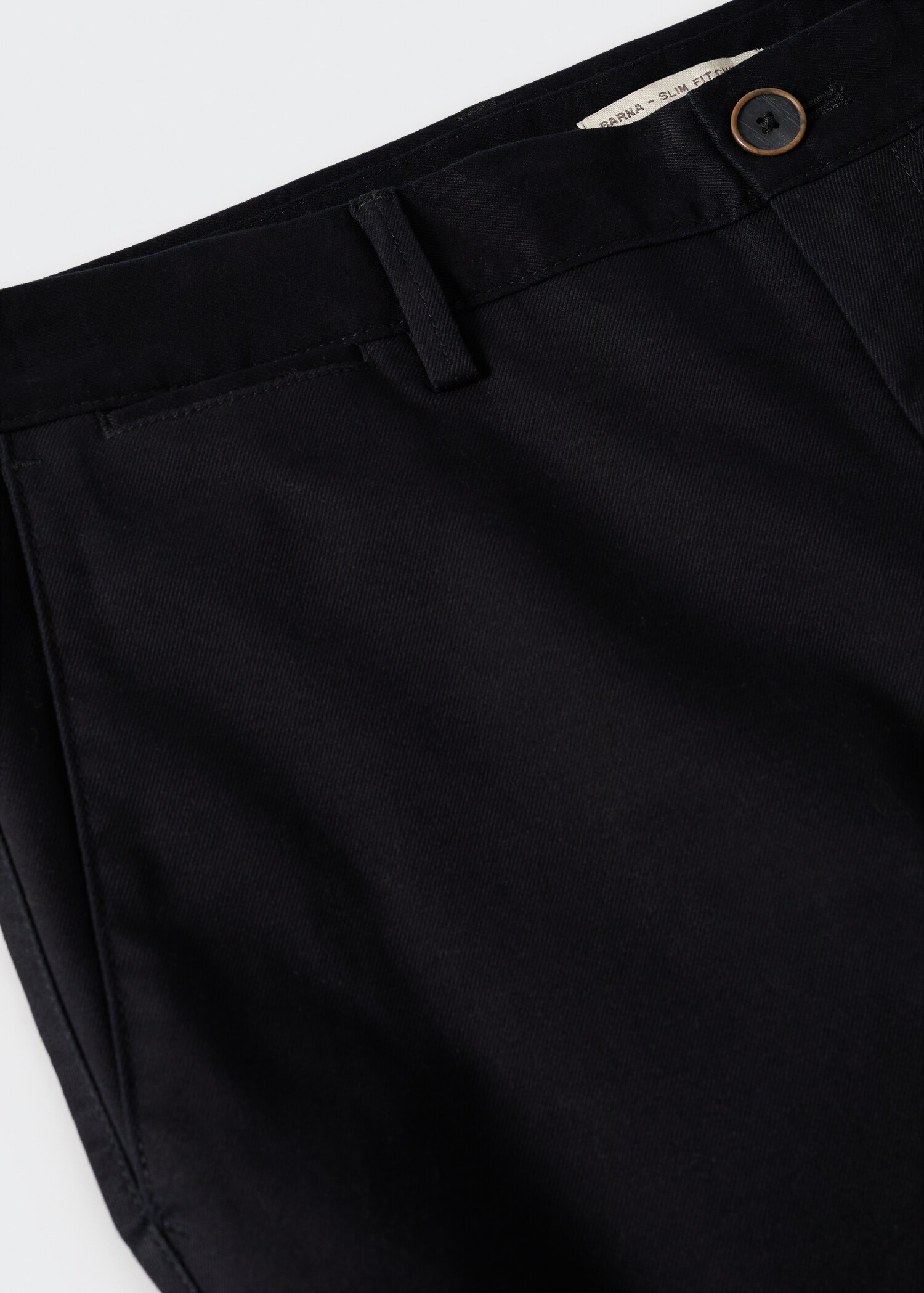 Slim fit serge chino trousers - Детальніше про товар 8