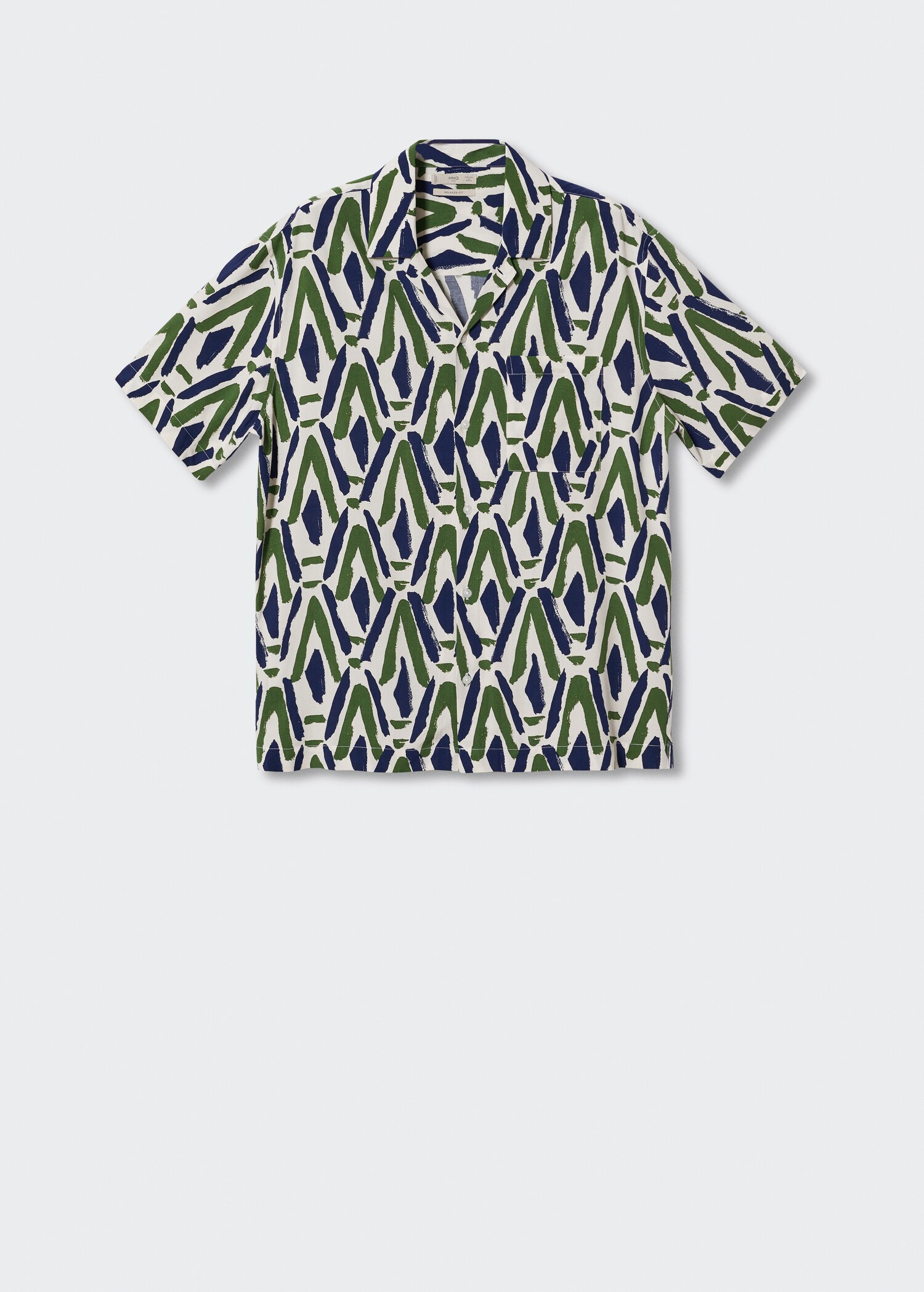 Printed flowy shirt - Article without model