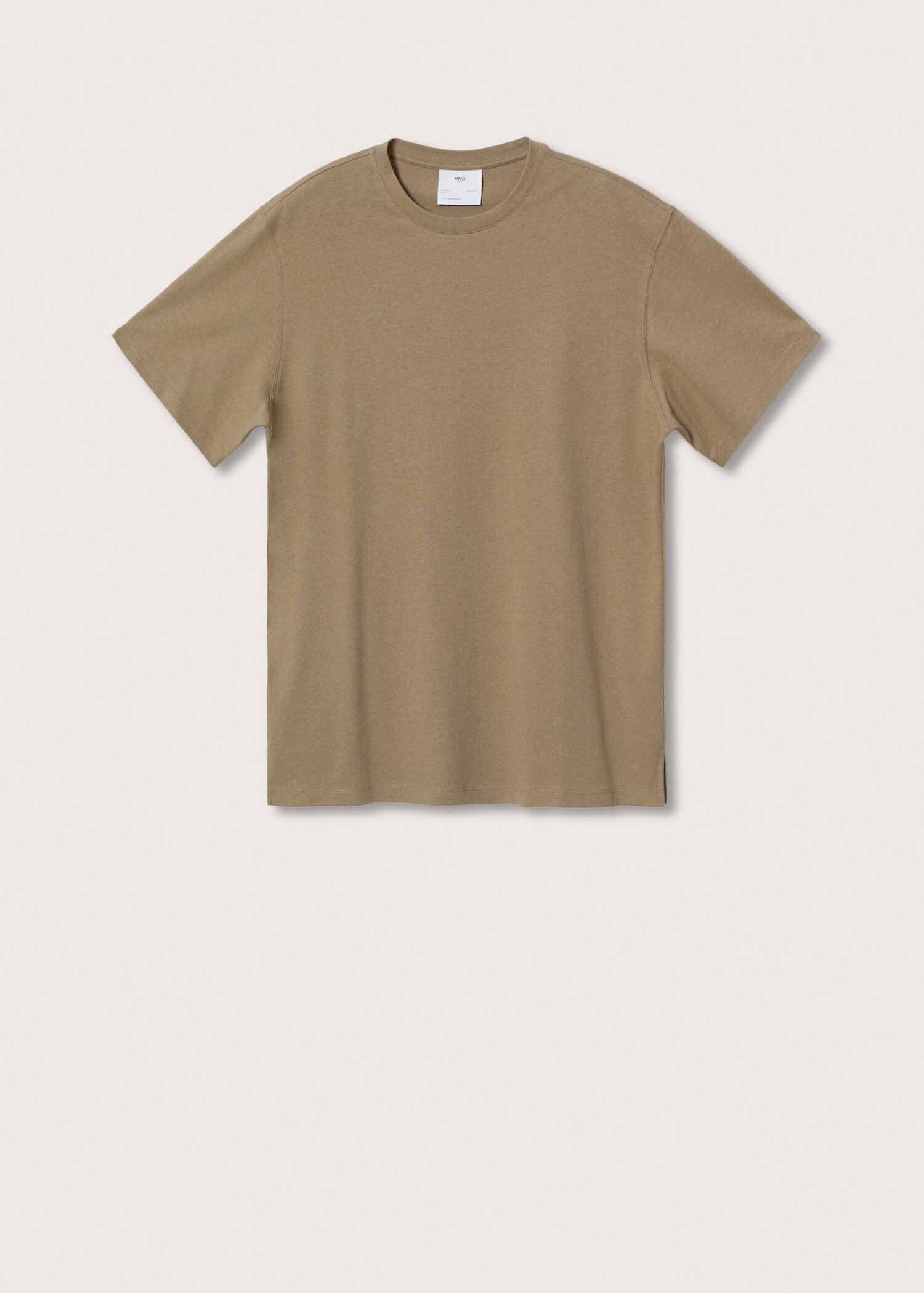 T-Shirt aus Leinen-Baumwoll-Mix - Artikel ohne Model