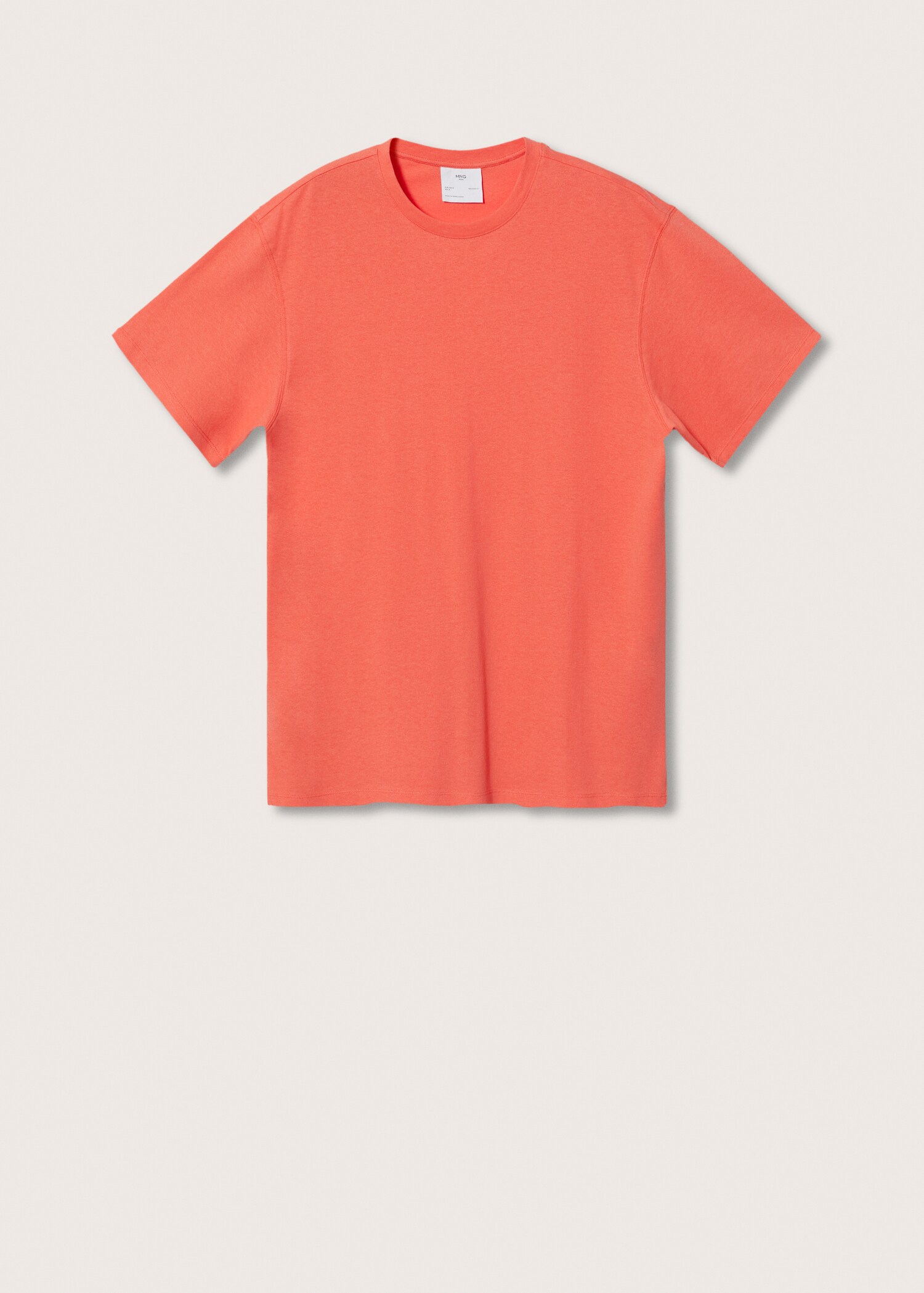 T-Shirt aus Leinen-Baumwoll-Mix - Artikel ohne Model