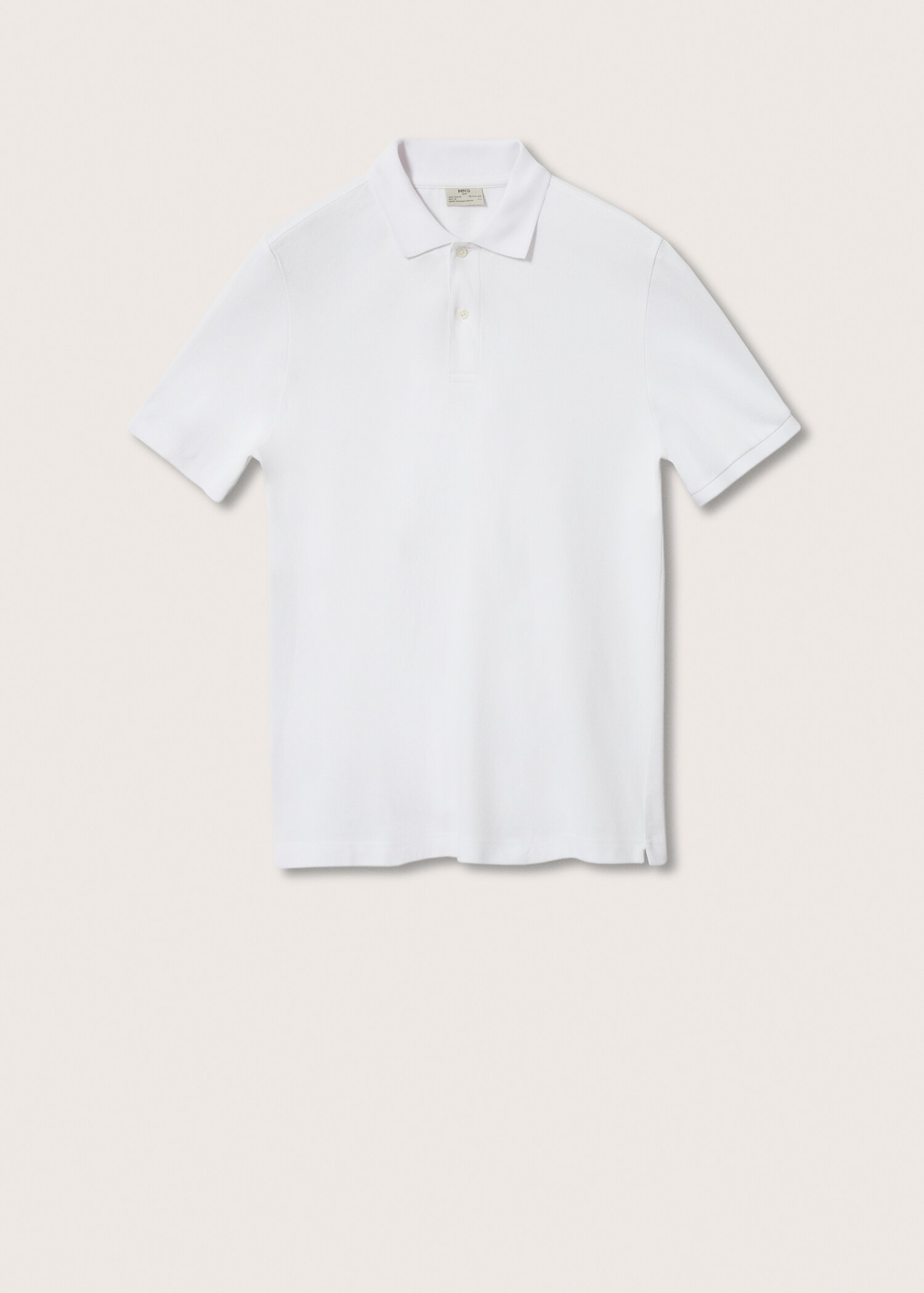 Cotton piqué polo shirt - Article without model