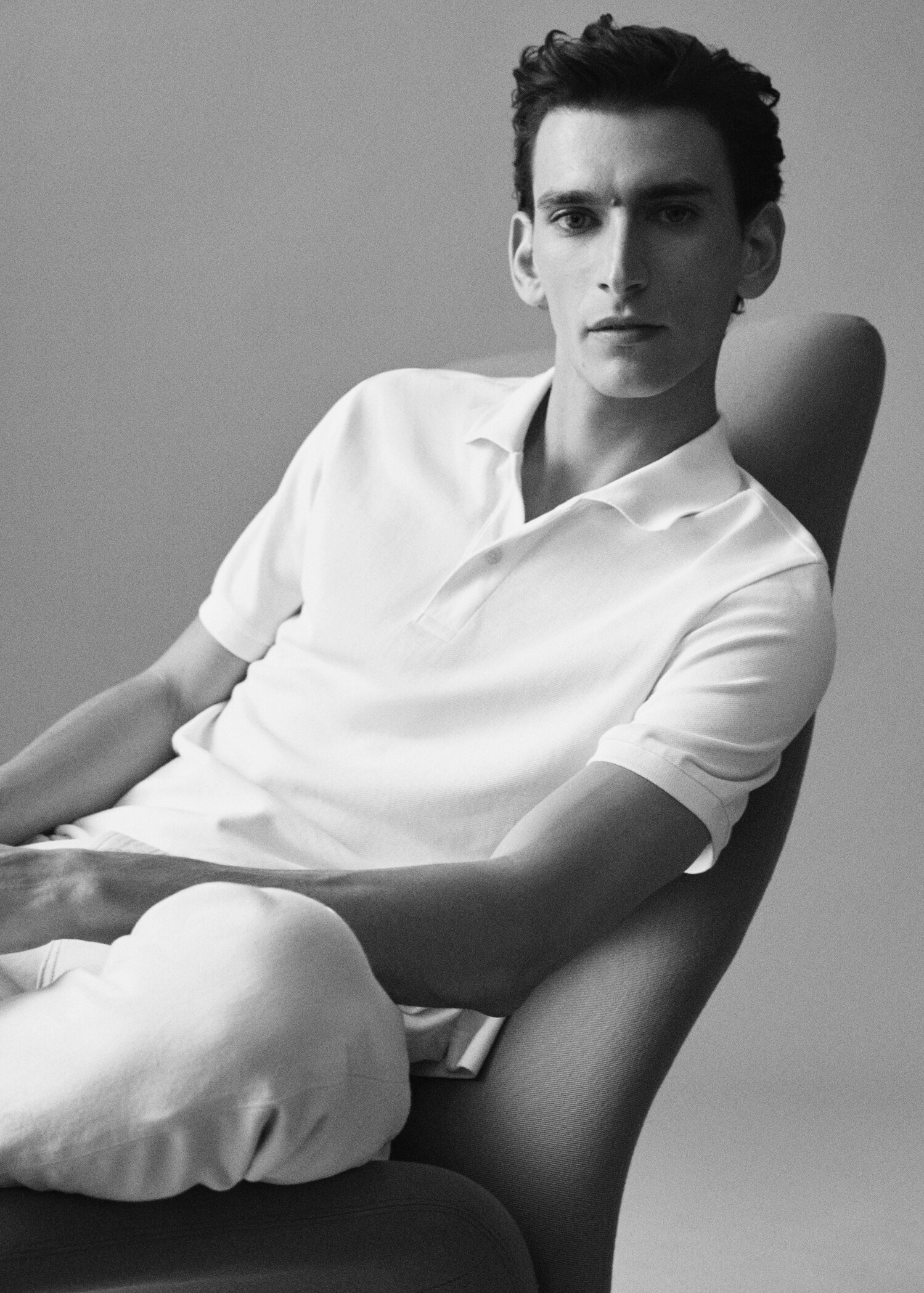 Cotton piqué polo shirt - Details of the article 5