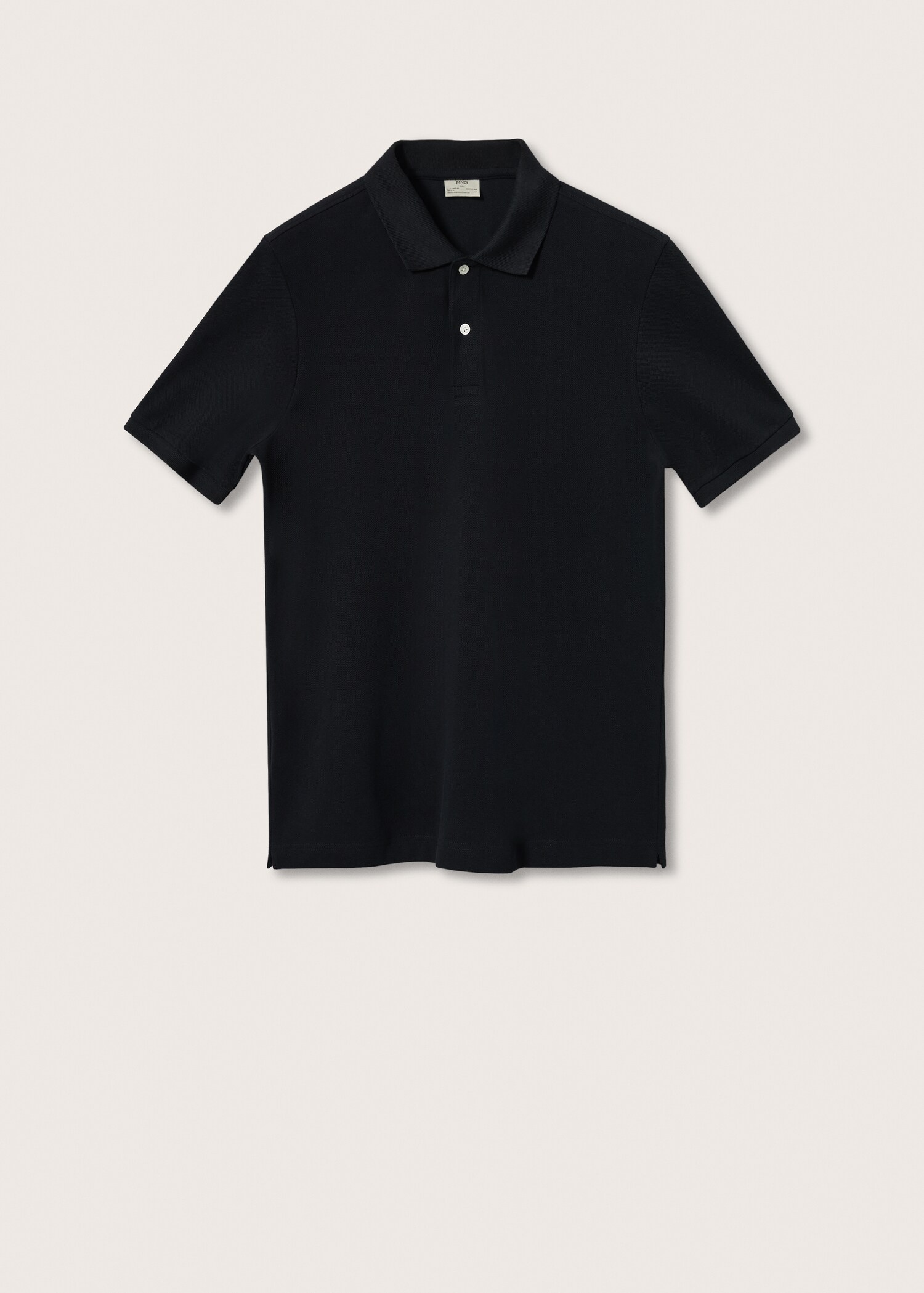 Cotton piqué polo shirt - Article without model