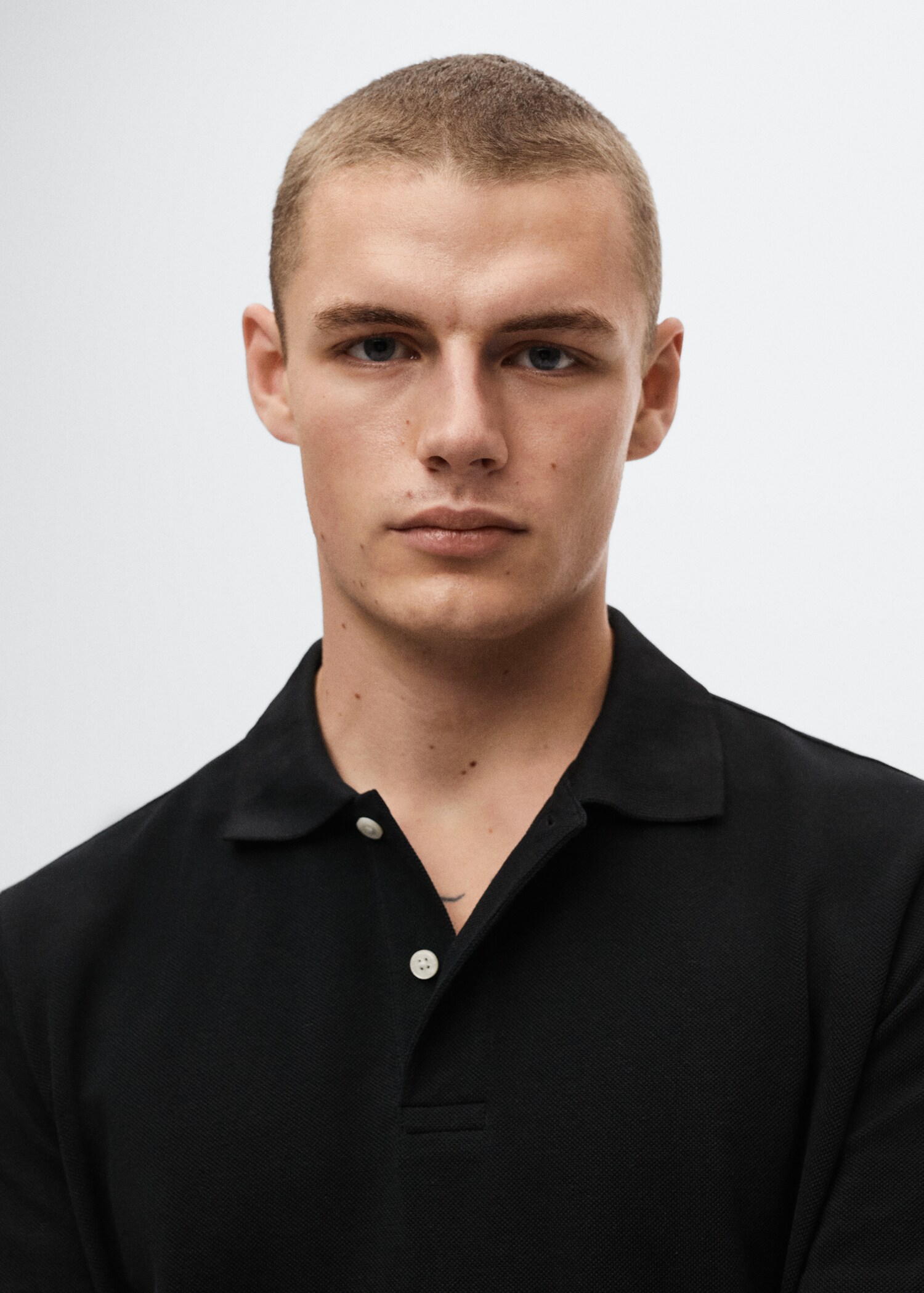 Cotton piqué polo shirt - Details of the article 1
