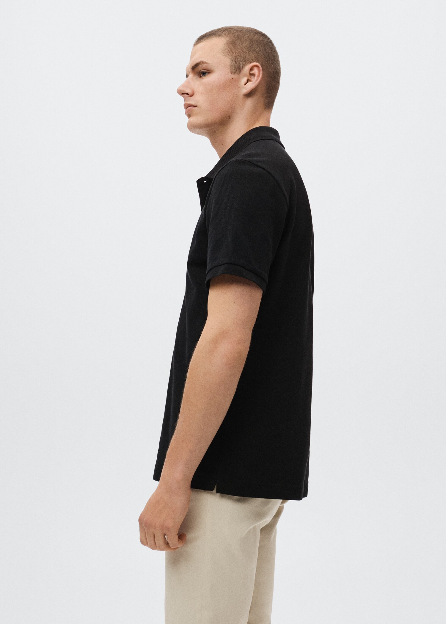Cotton piqué polo shirt - Details of the article 2
