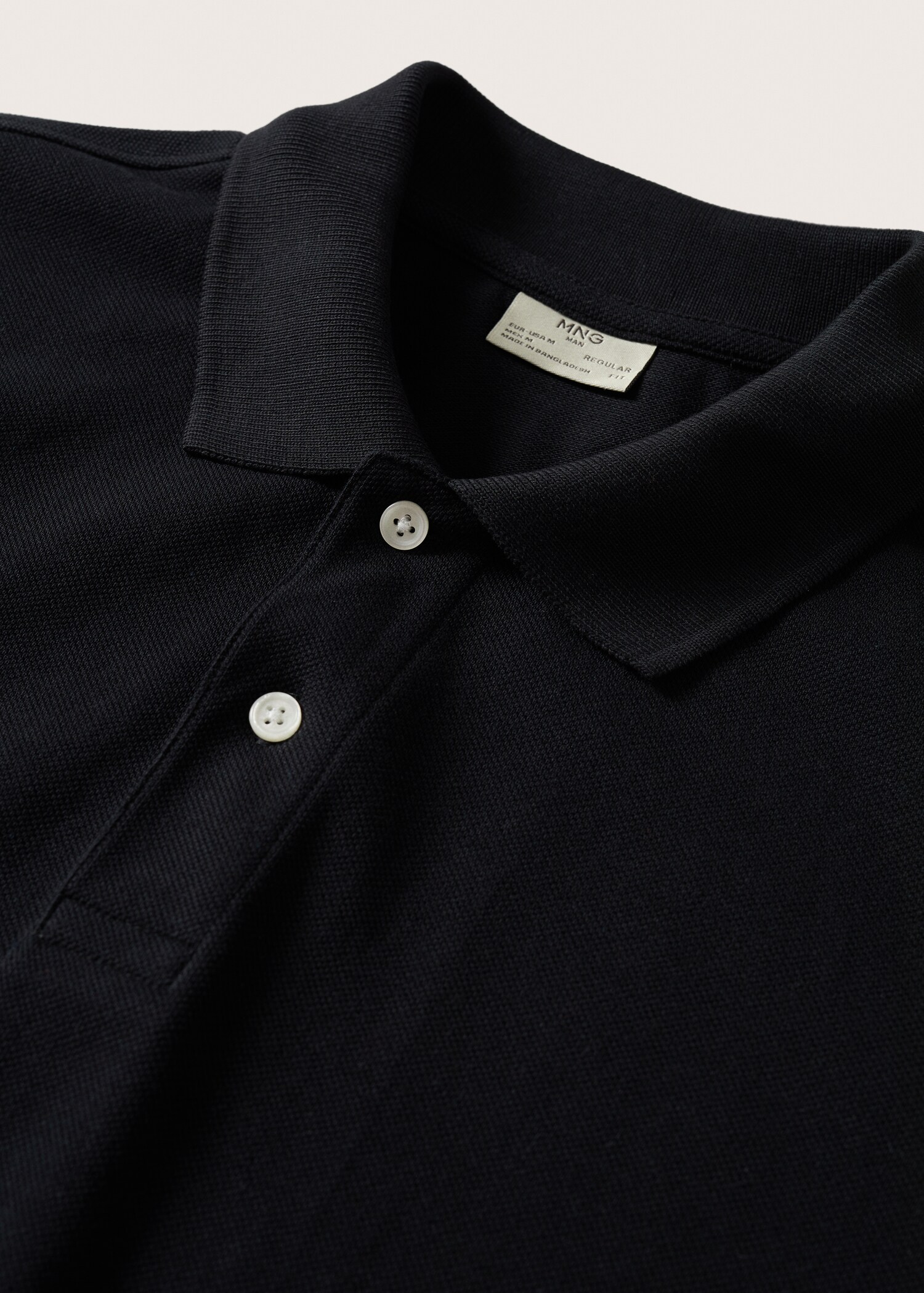 Cotton piqué polo shirt - Details of the article 8