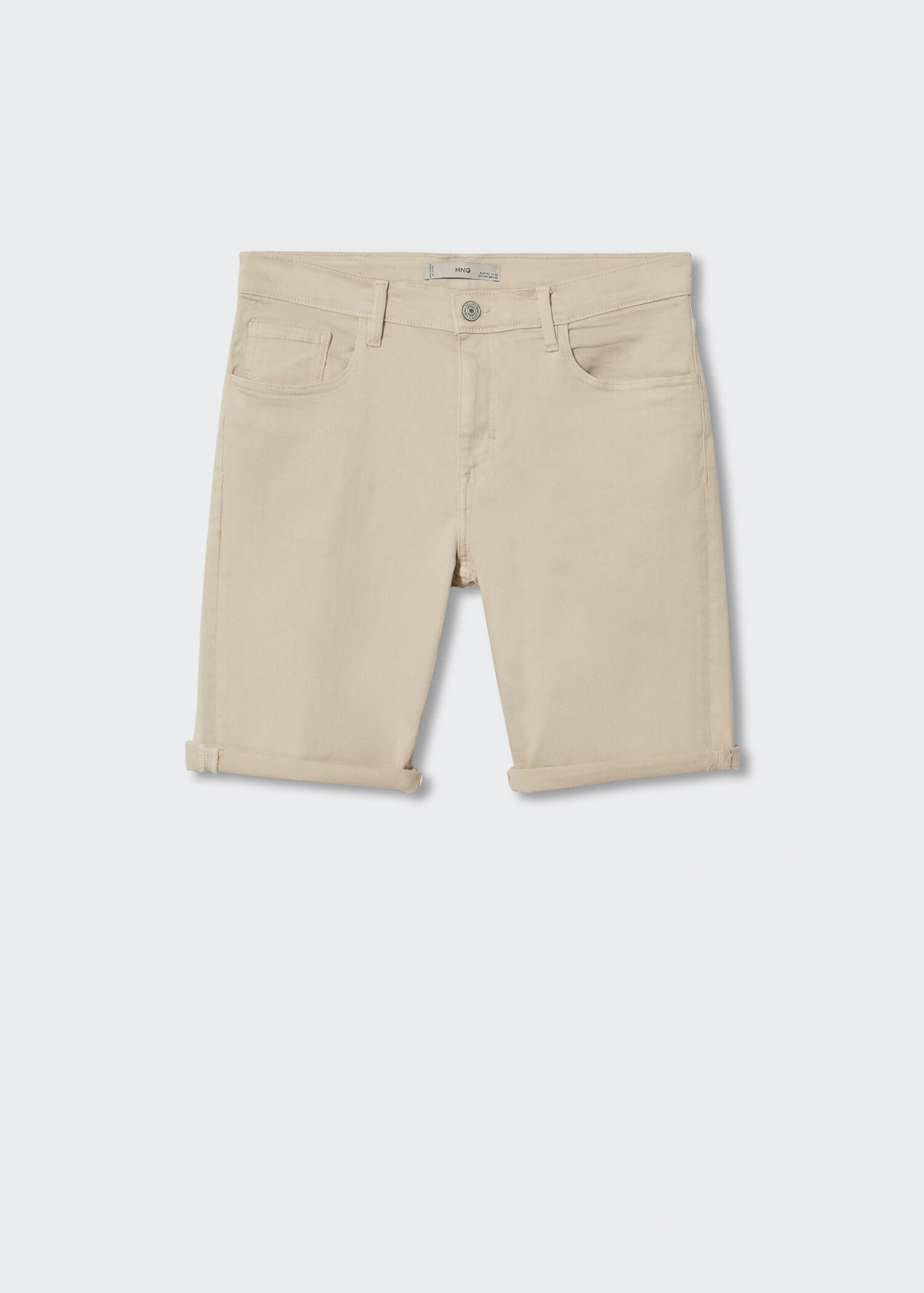 Bermuda en jean coton stretch - Article sans modèle