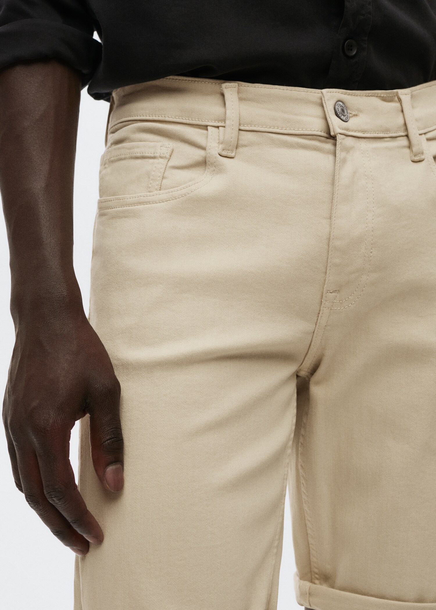 Bermuda en jean coton stretch - Détail de l'article 1