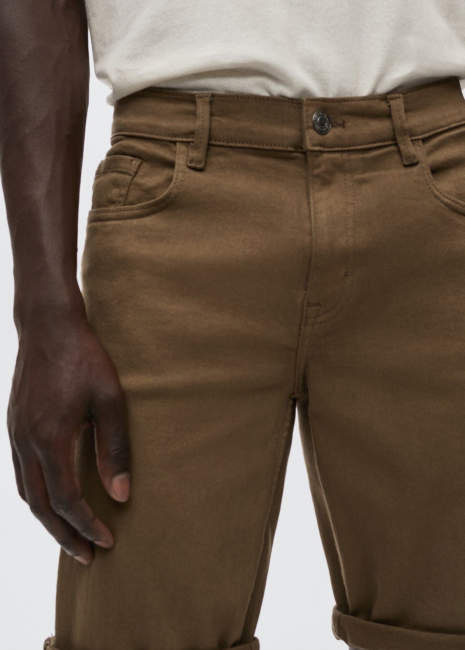 Bermuda en jean coton stretch - Détail de l'article 1