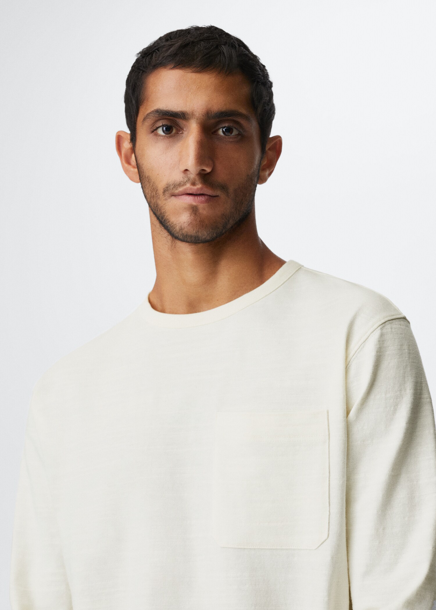 Pocket cotton sweatshirt - Details of the article 1