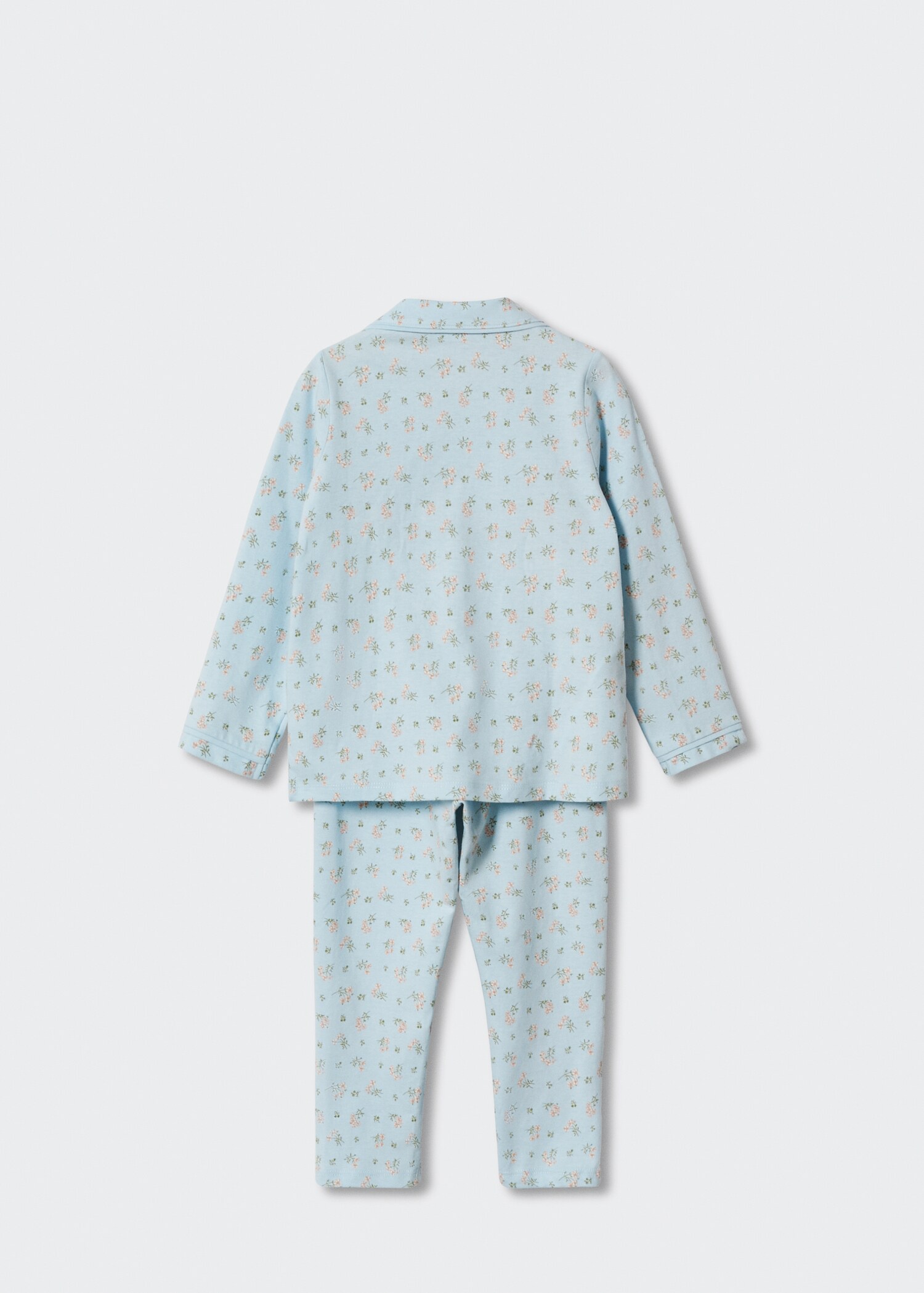 Printed long pyjamas - Reverse of the article