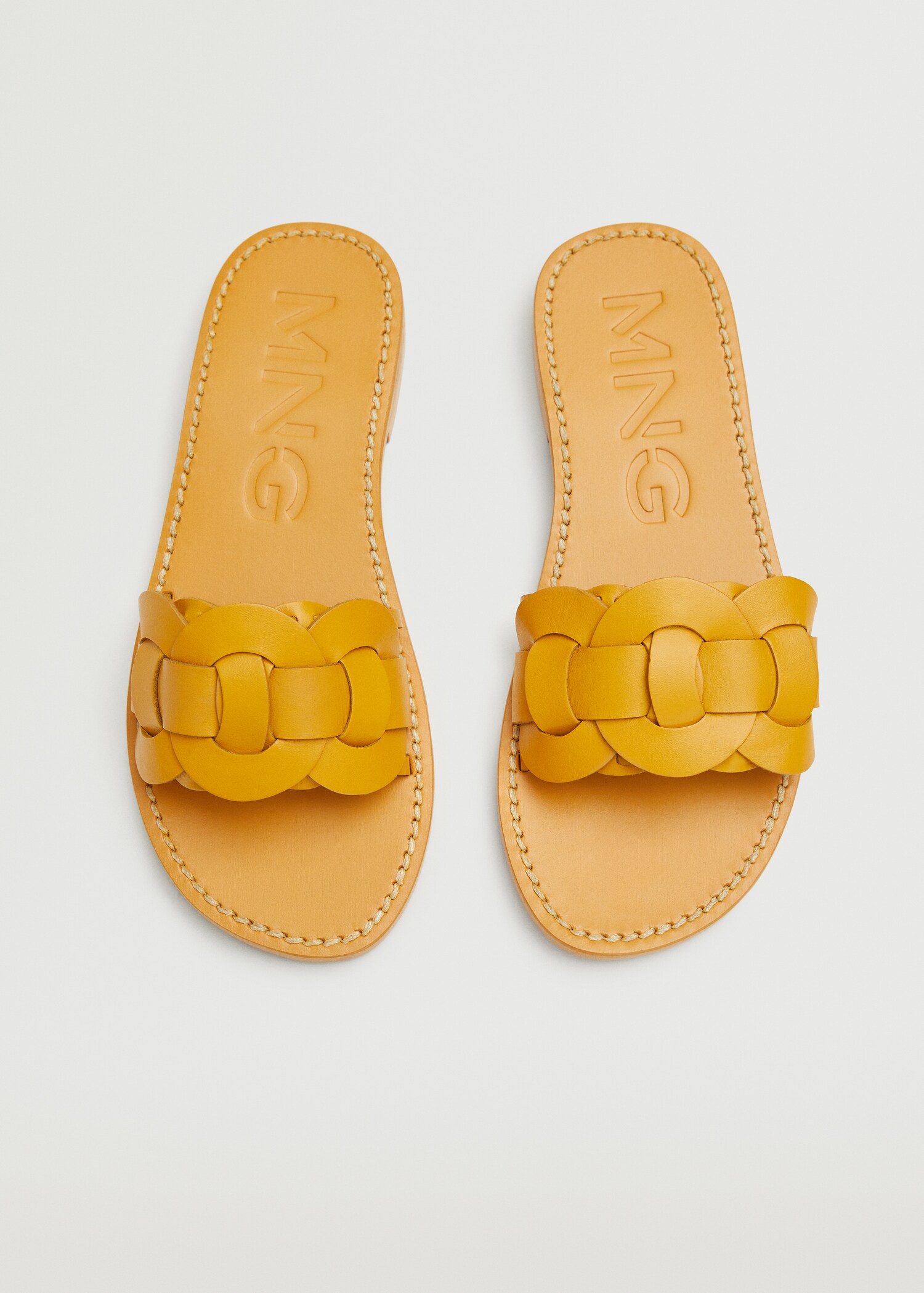 Leather braided sandals - Details of the article 4