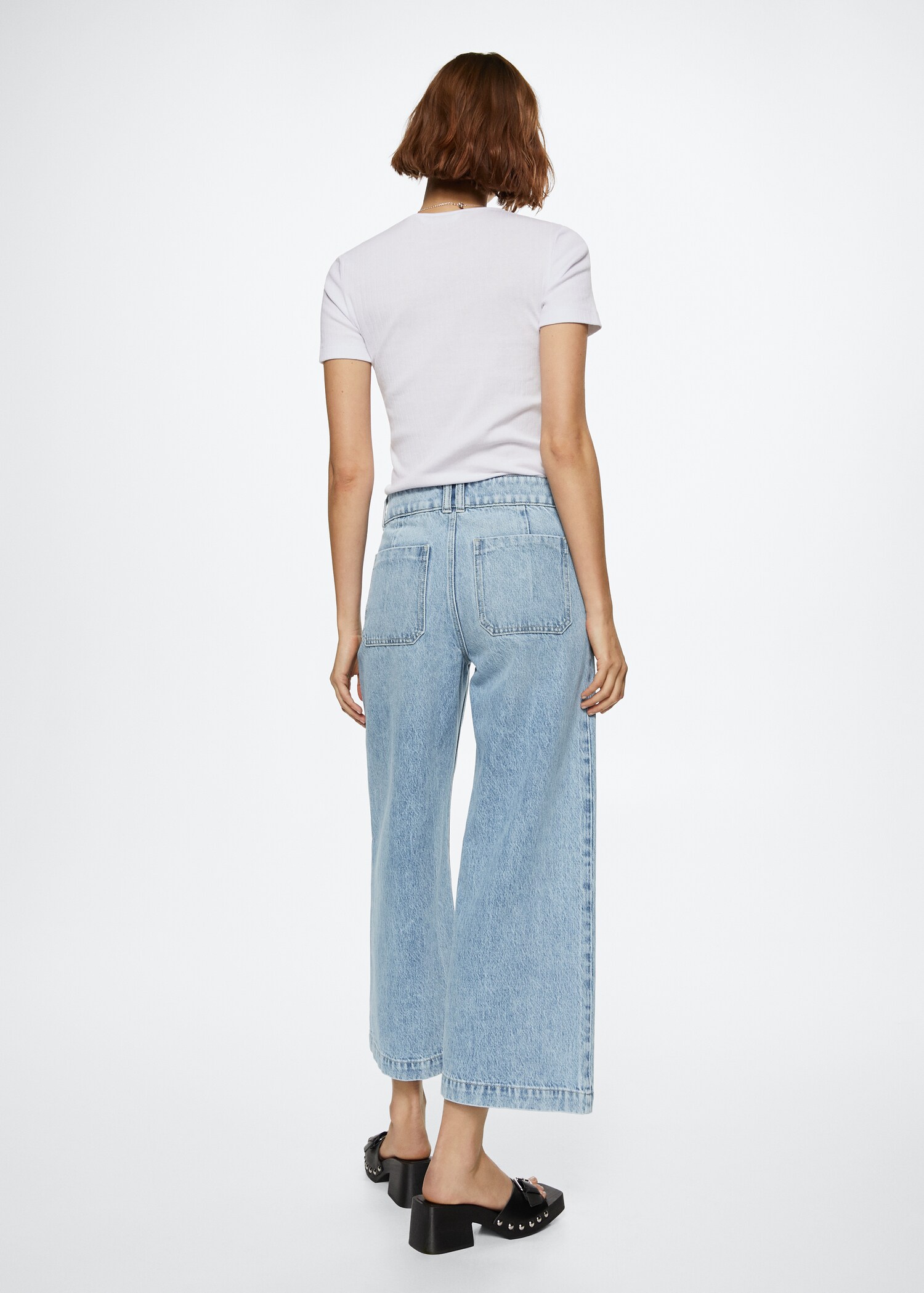 Jeans vita media Wideleg - Retro dell'articolo