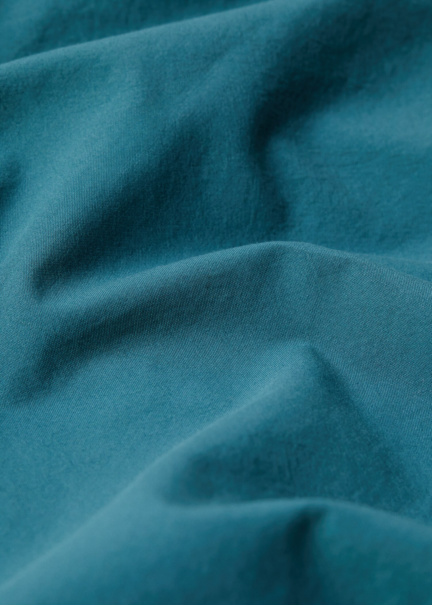Capa de edredão de algodão lavado (cama 150 x 160 cm) - Plano médio