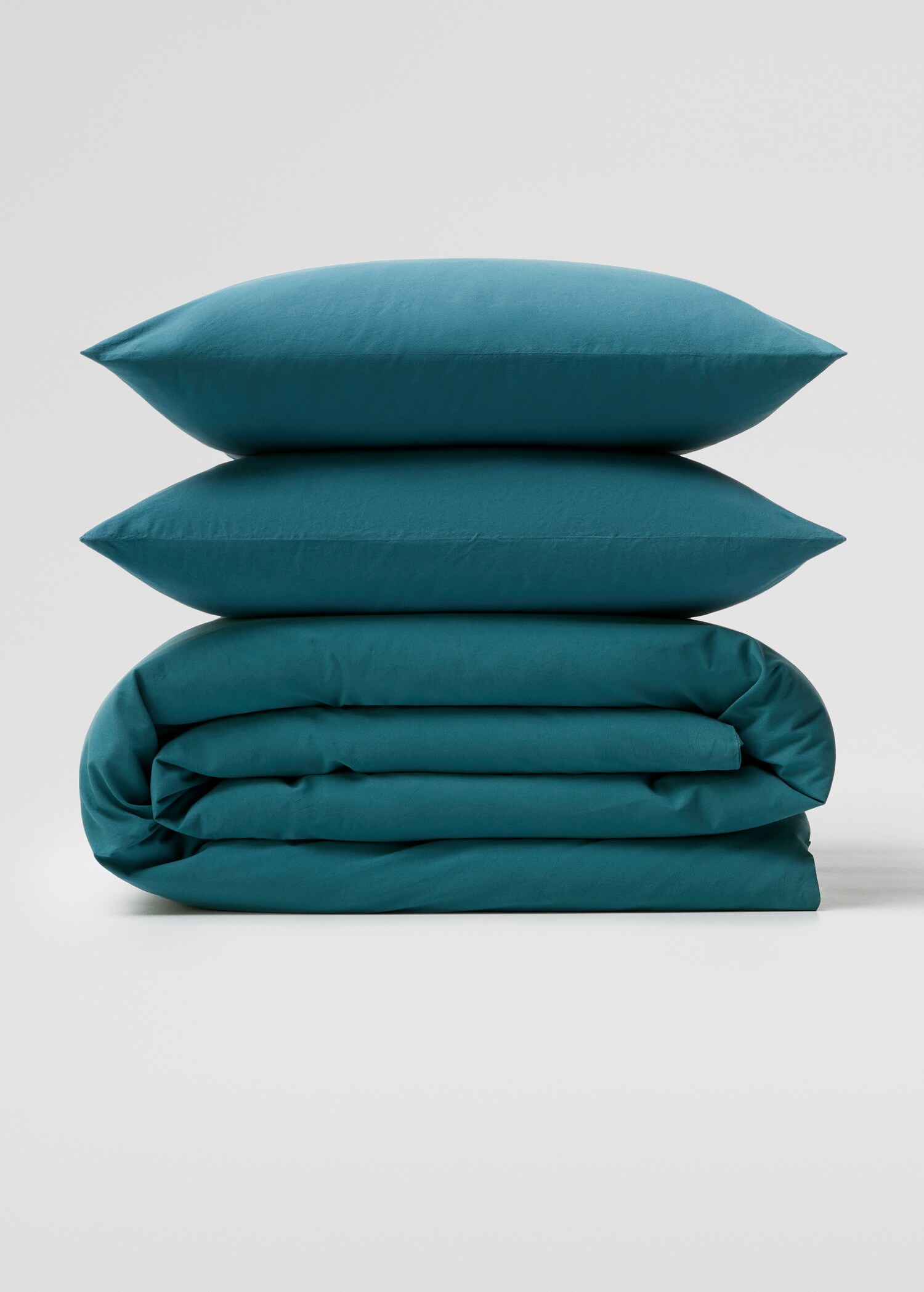 Capa de edredão de algodão lavado (cama 150 x 160 cm) - Artigo sem modelo