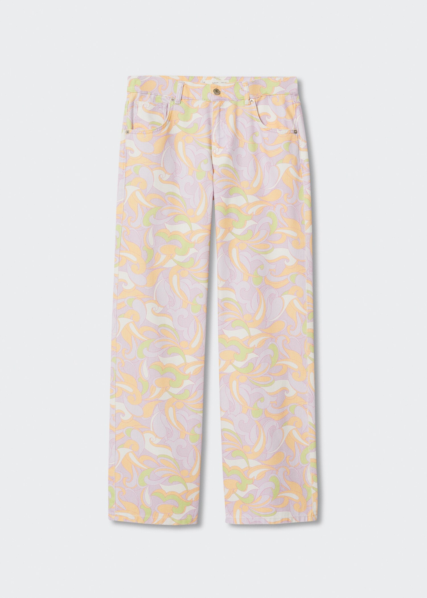 Printed wideleg jeans - Article without model
