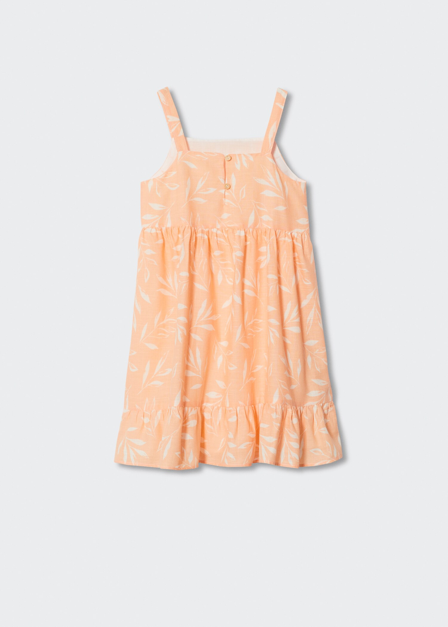 Vestido estampado hojas - Reverso del artículo