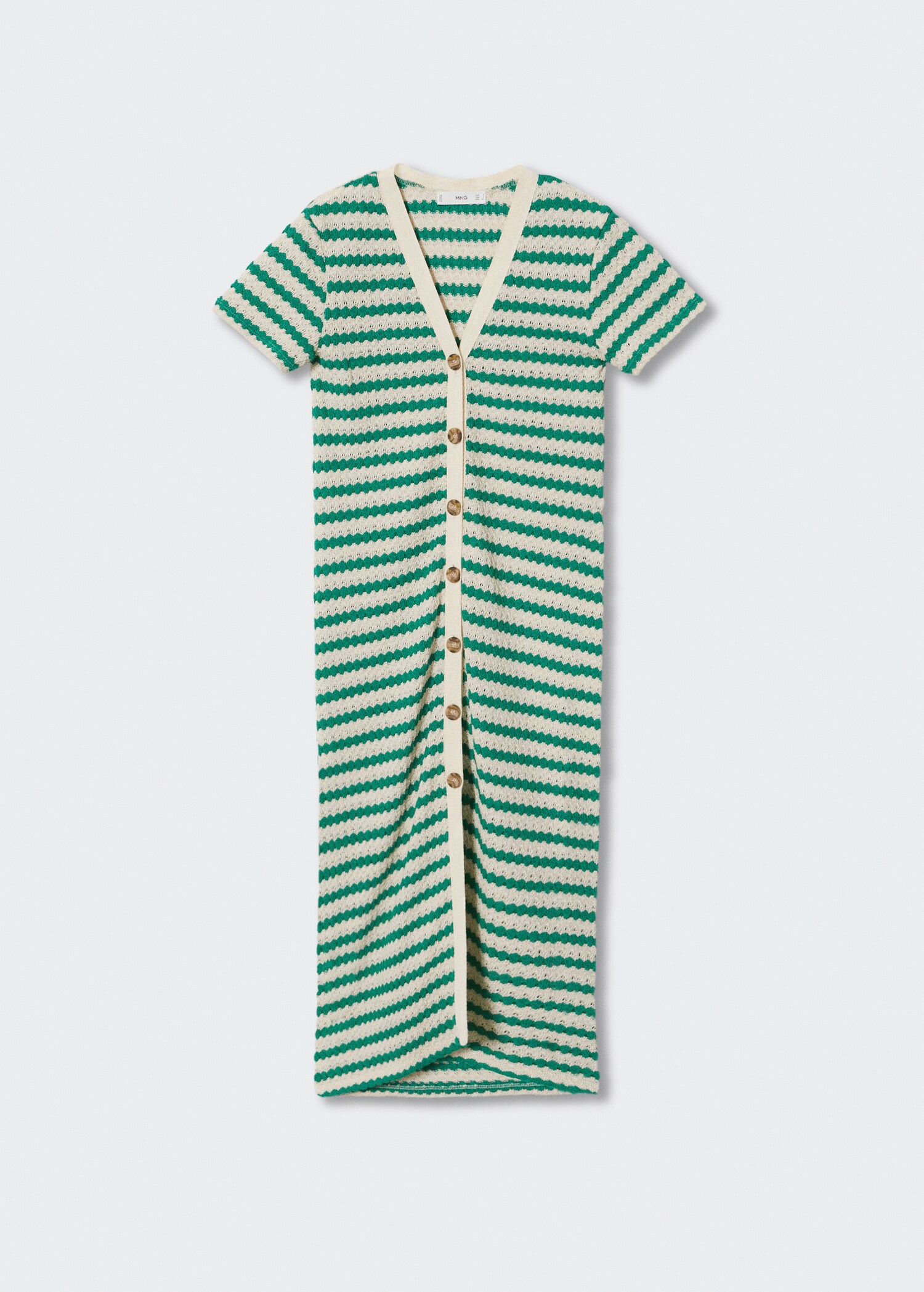 Robe en maille à rayures - Article sans modèle