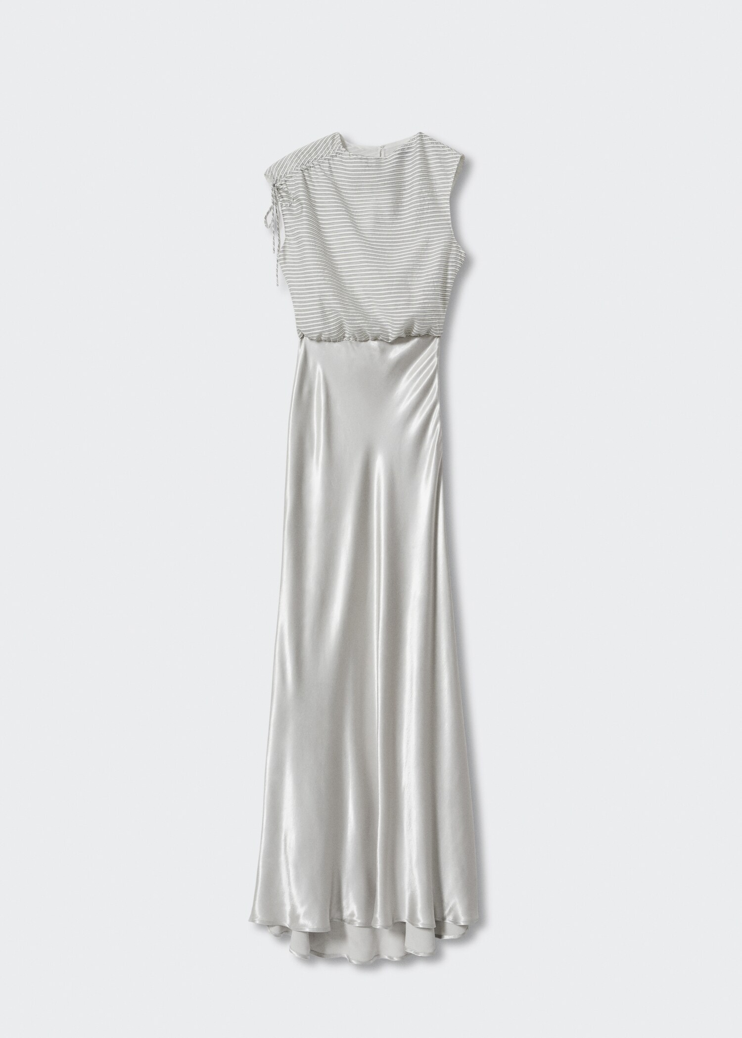 Vestido rayas satinado - Artículo sin modelo
