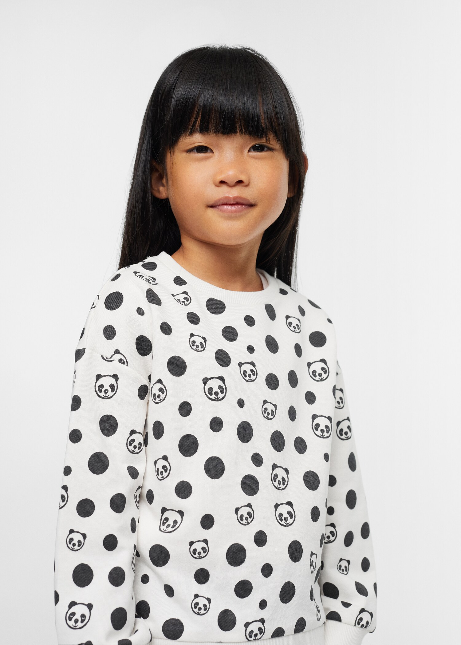 Polka-dot print sweatshirt - Details of the article 2