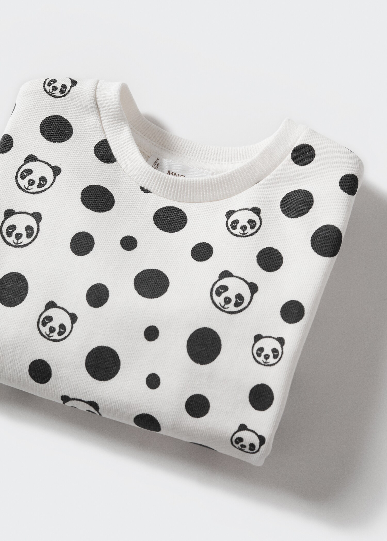 Polka-dot print sweatshirt - Details of the article 7