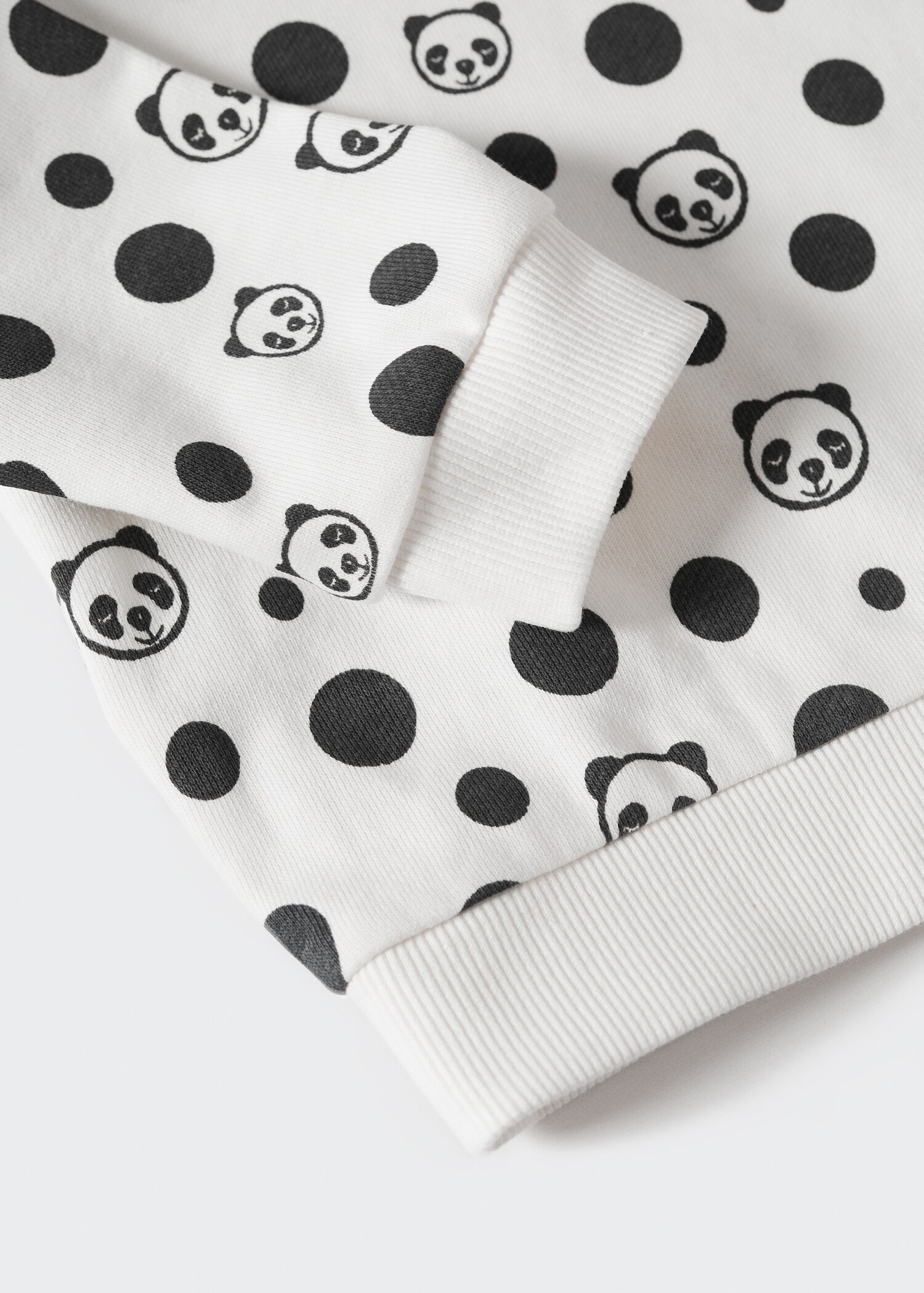 Polka-dot print sweatshirt - Details of the article 8
