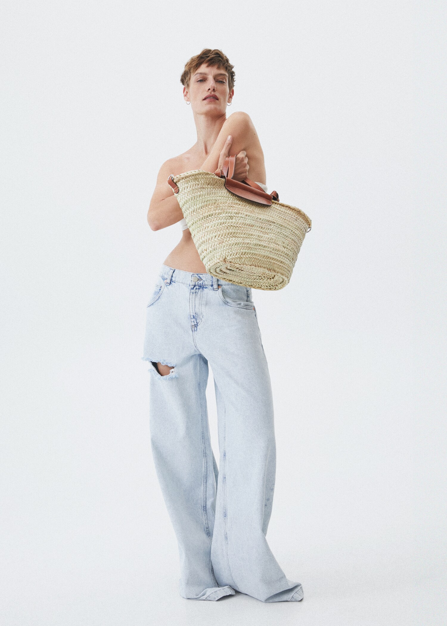 Raffia tote bag - Details of the article 9