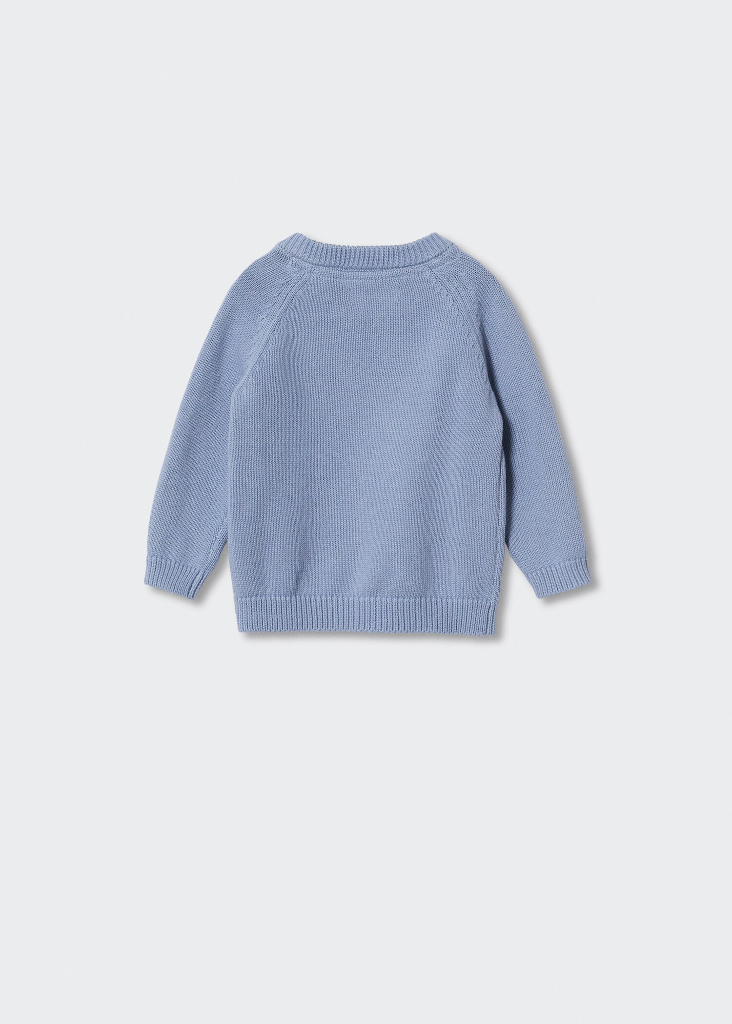 Knitted braided sweater - Reverse of the article
