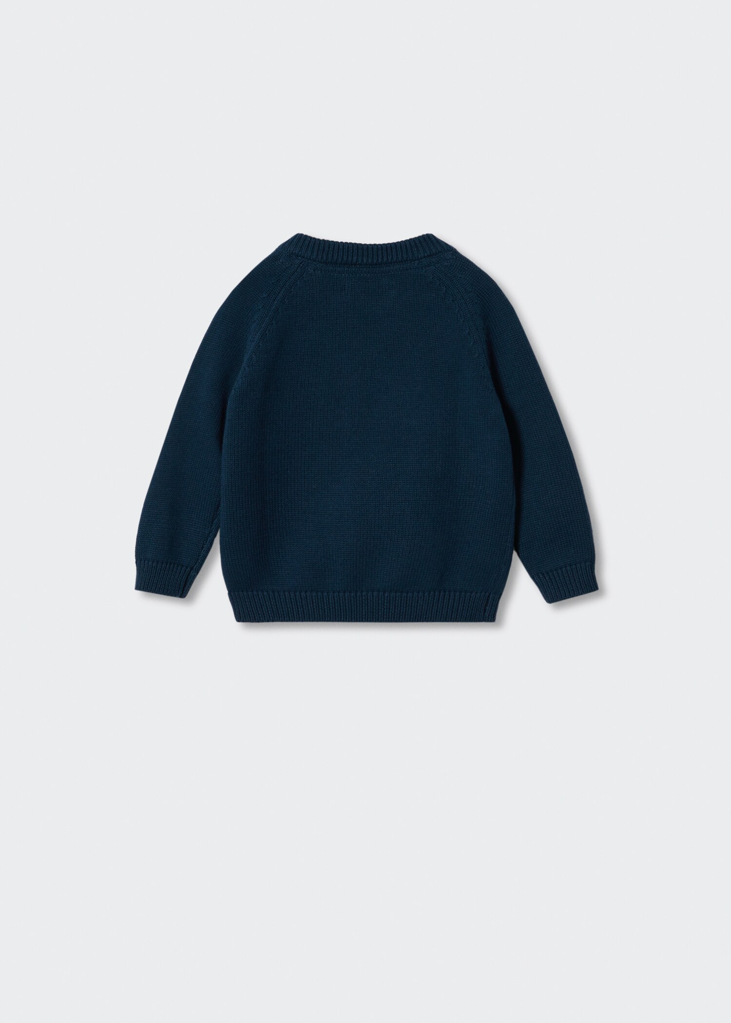 Knitted braided sweater - Reverse of the article