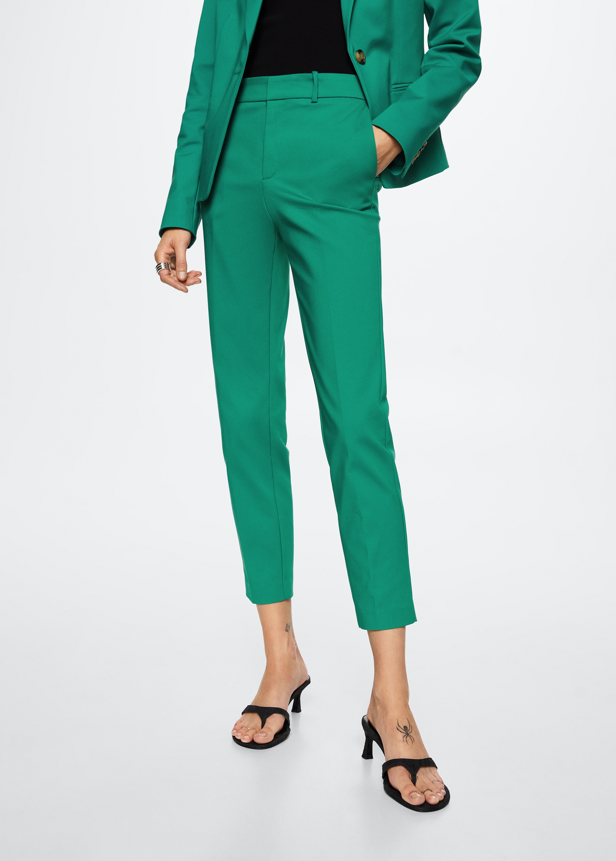 Suit slim-fit trousers Women MANGO Kosovo - Main Image