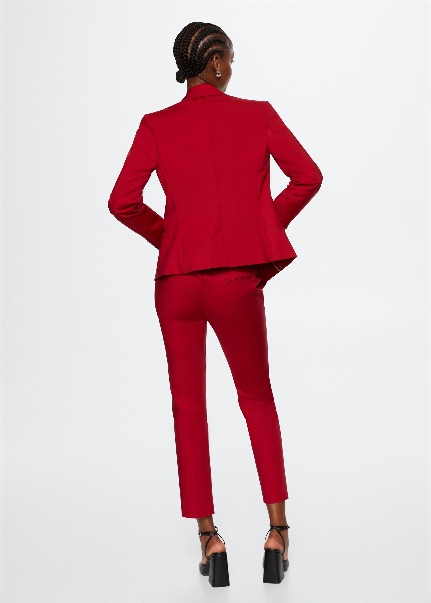 Suit slim-fit pants - Reverse of the article