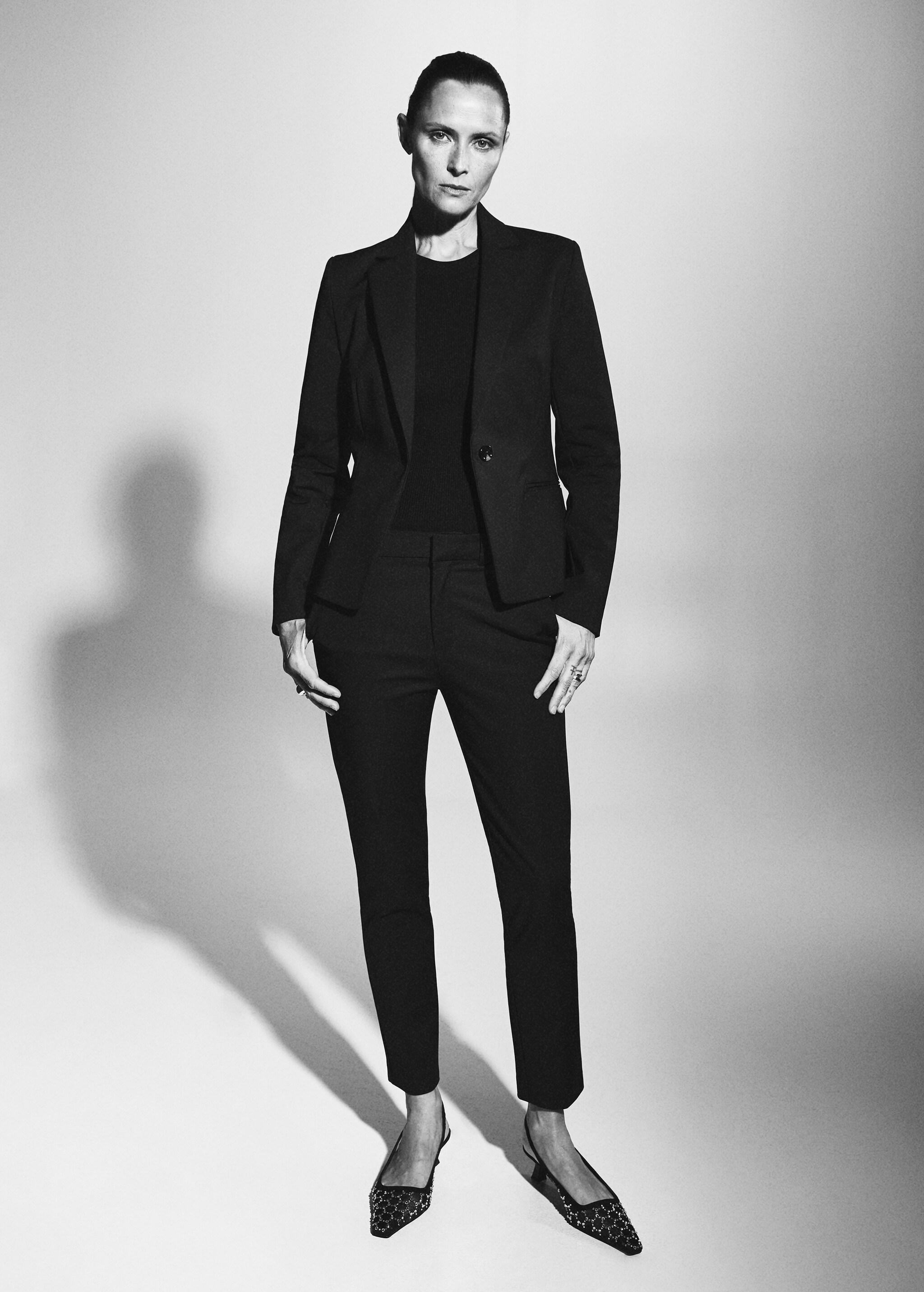 Suit slim-fit trousers - Details of the article 2