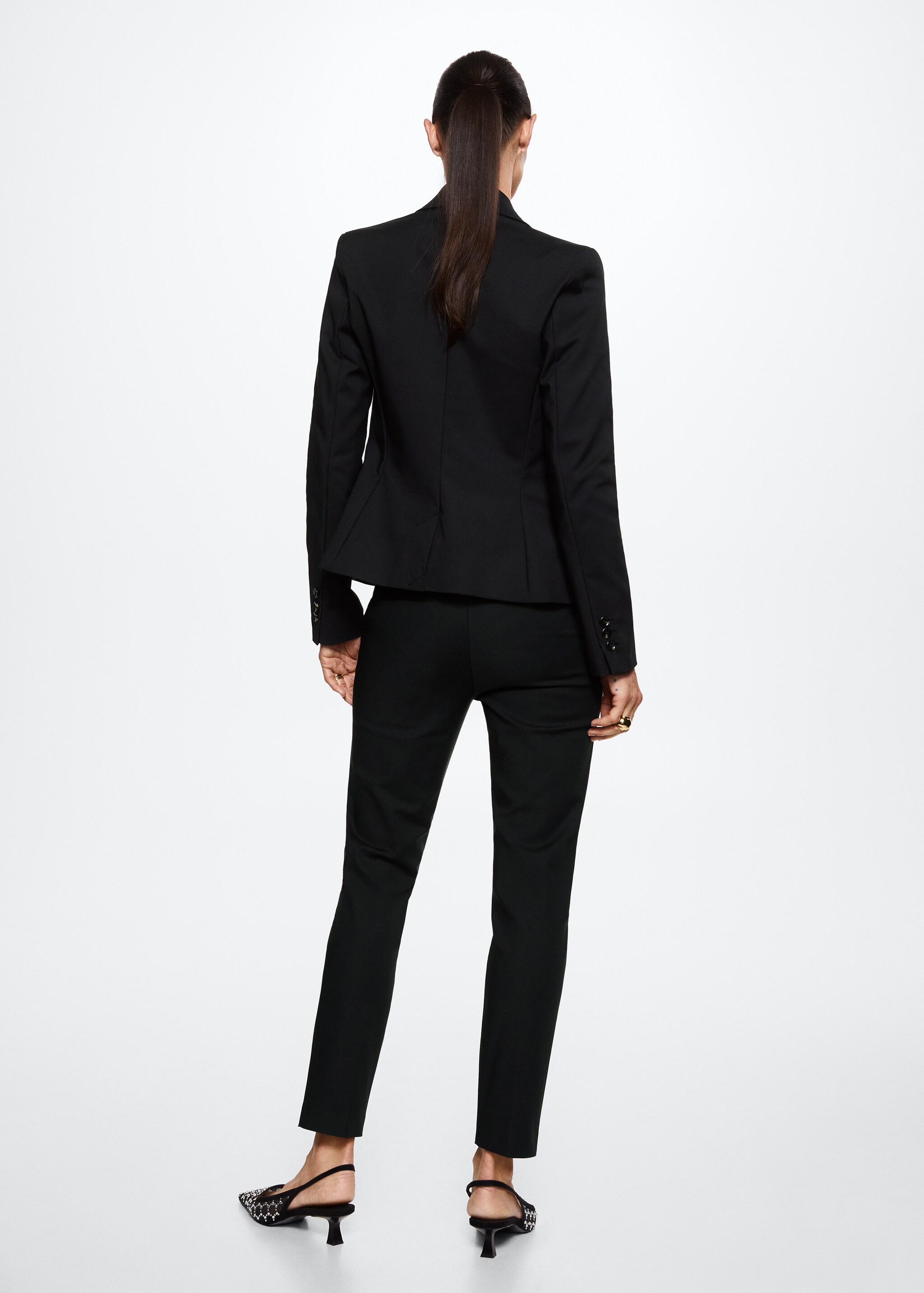 Suit slim-fit trousers - Reverse of the article