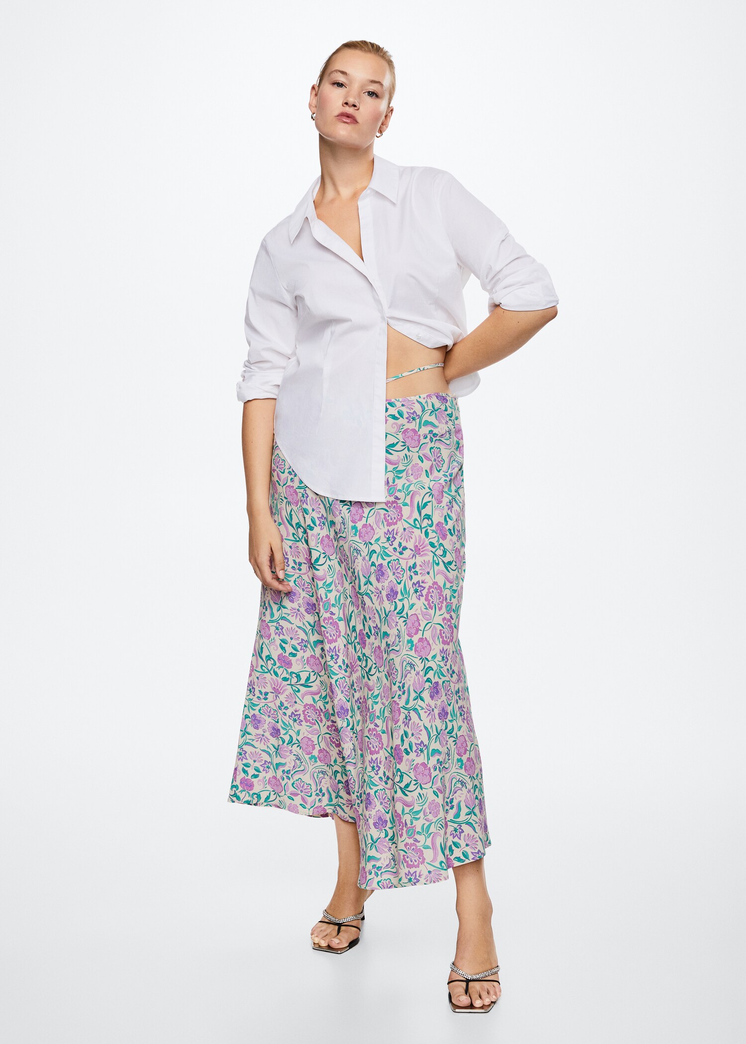 Falda fluida estampada - Detalle del artículo 3